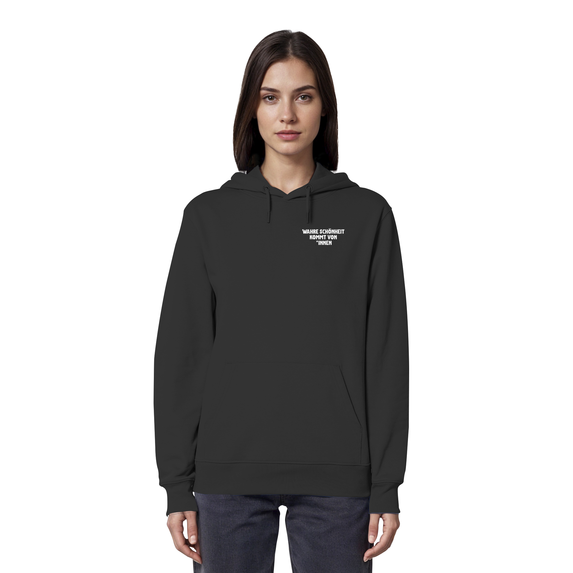 Wahre Schönheit kommt von *innen - Organic Hoodie