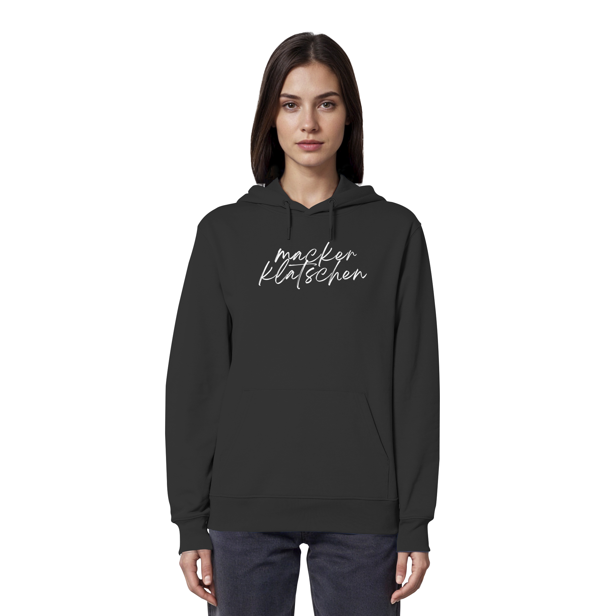 Macker klatschen - Organic Hoodie