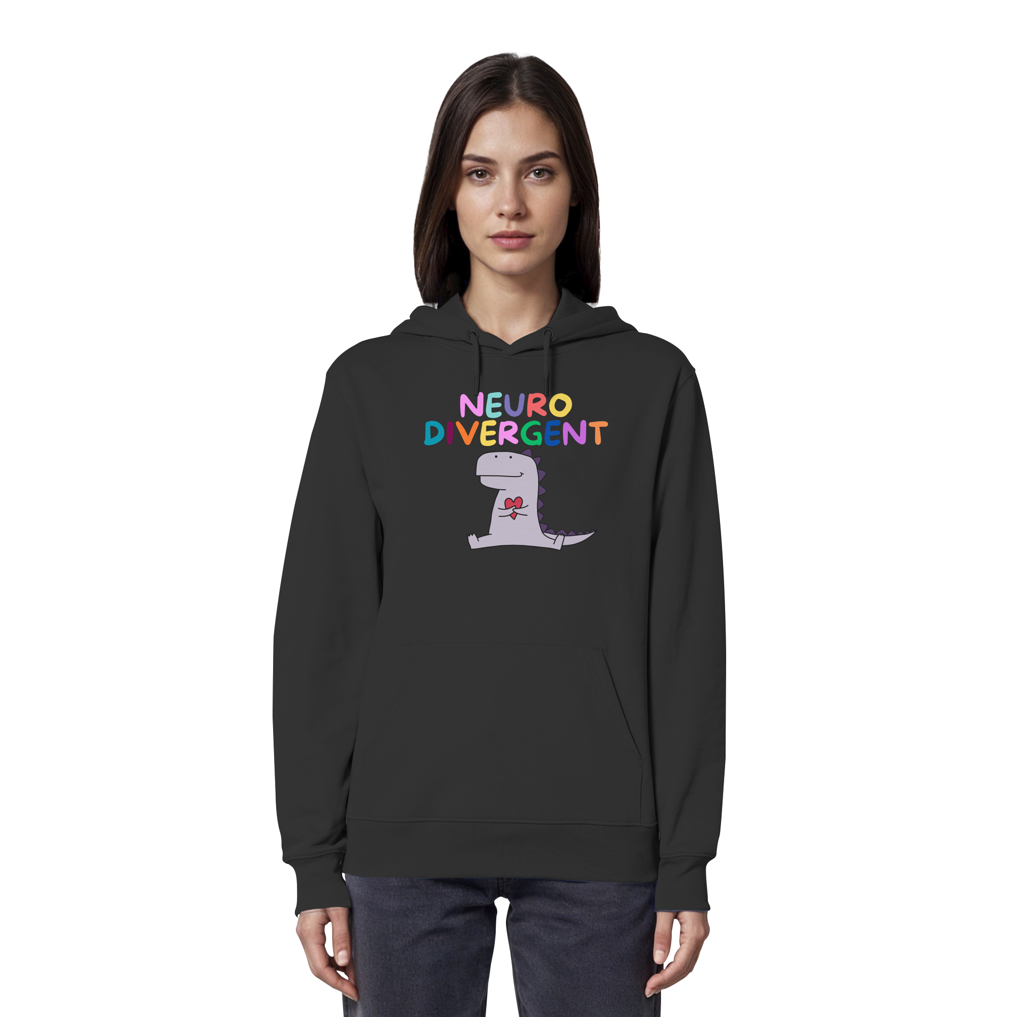 Neurodivergent "Dino Edition" - Organic Hoodie