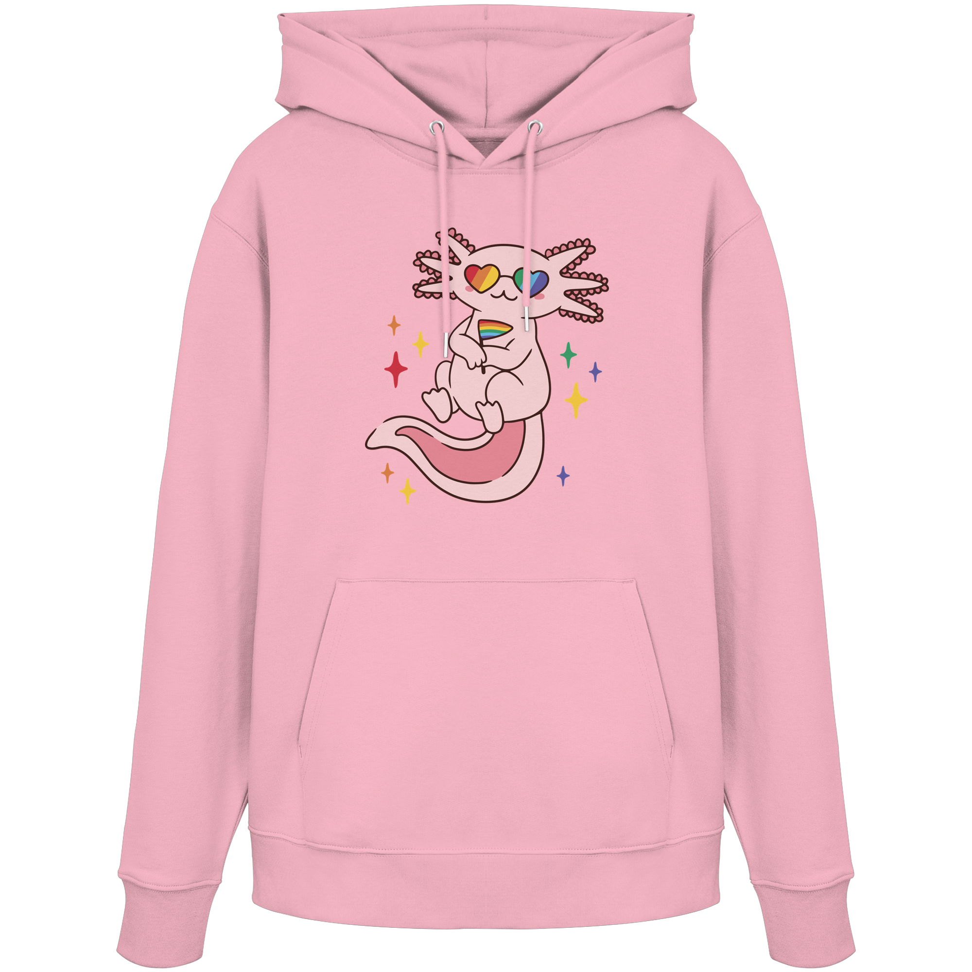 Big Pride Axolotl - Organic Hoodie