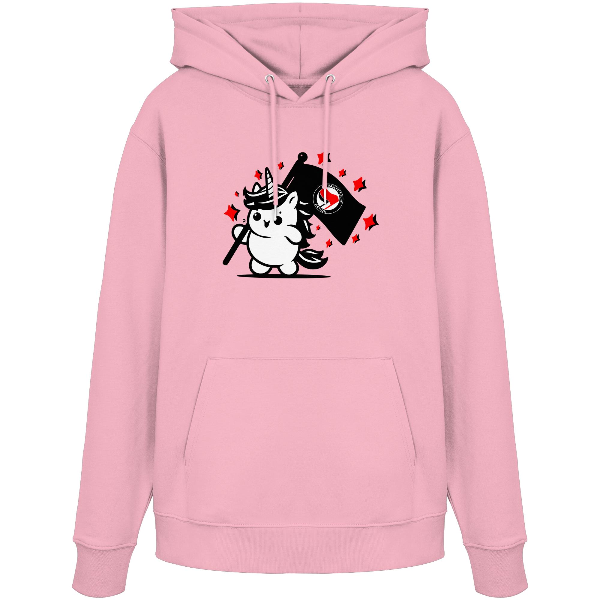 Einhorn Antifa - Organic Hoodie