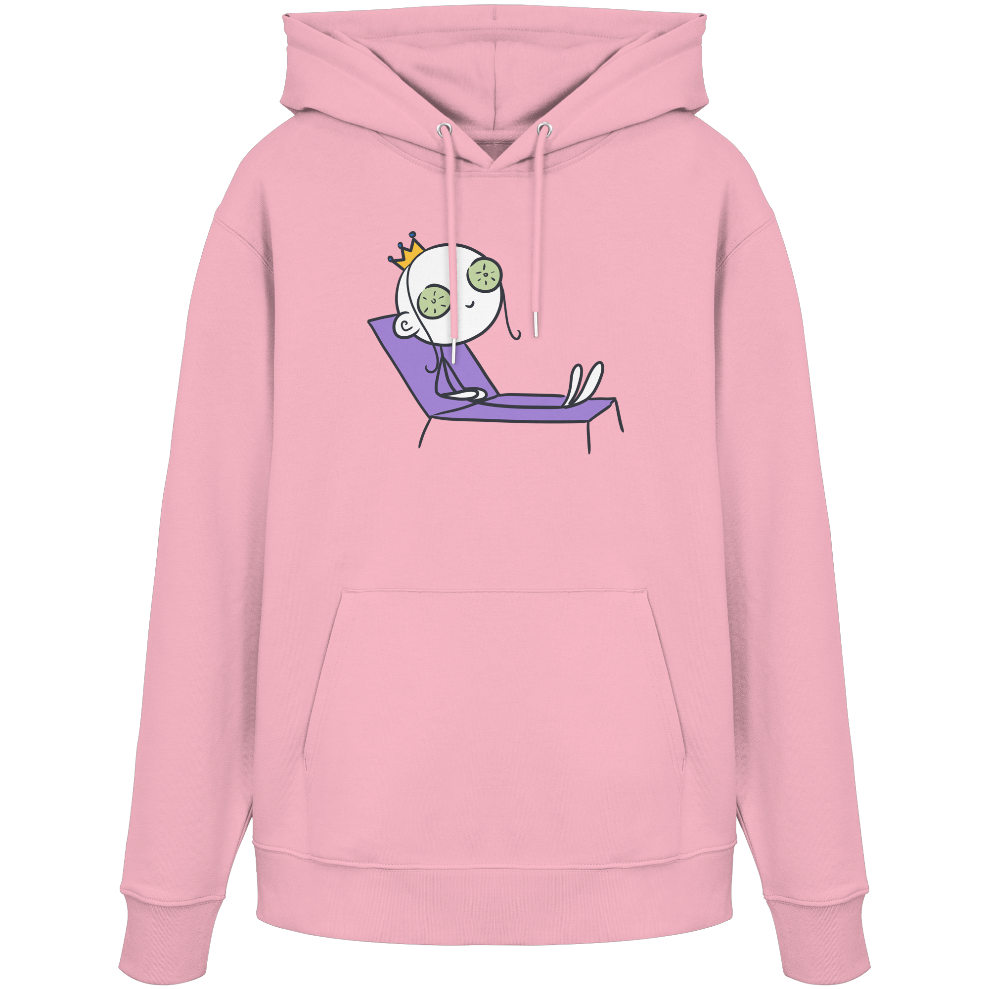 Seelenmännchen "Chill Out Edition" Frontprint - Organic Hoodie
