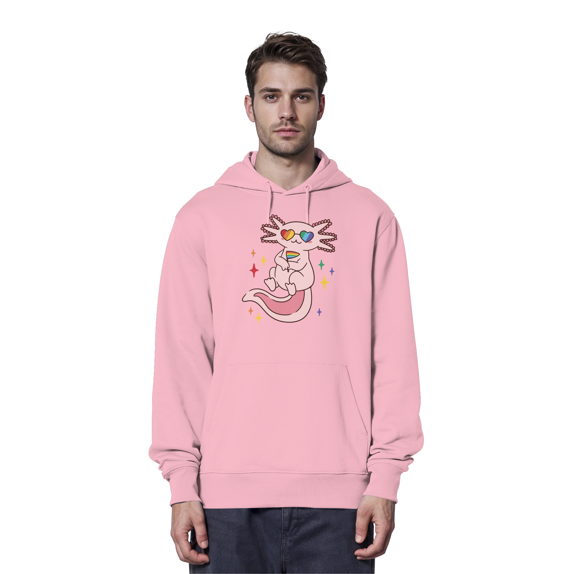 Big Pride Axolotl - Organic Hoodie