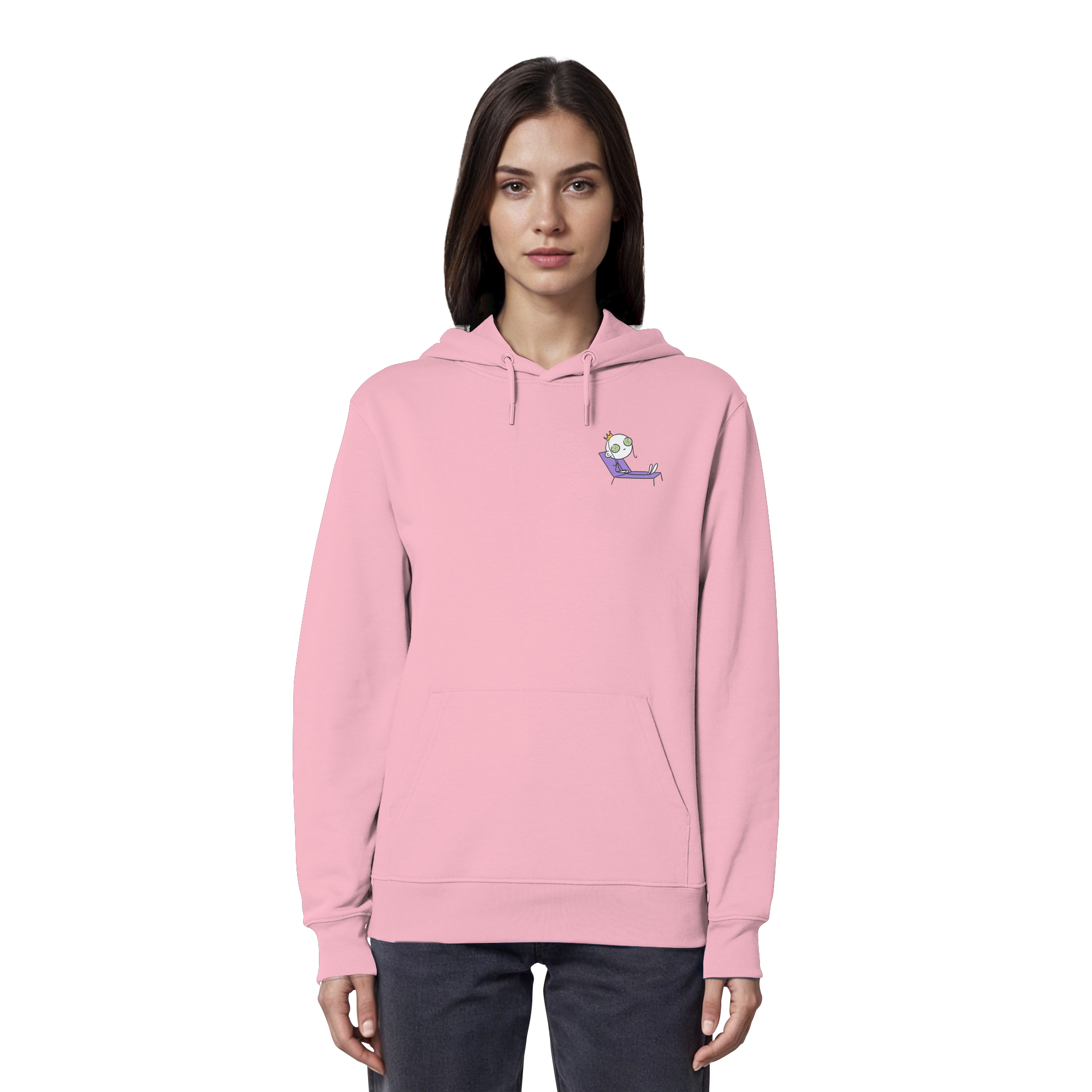 Seelenmännchen "Chill Out Edition" Brustprint - Organic Hoodie