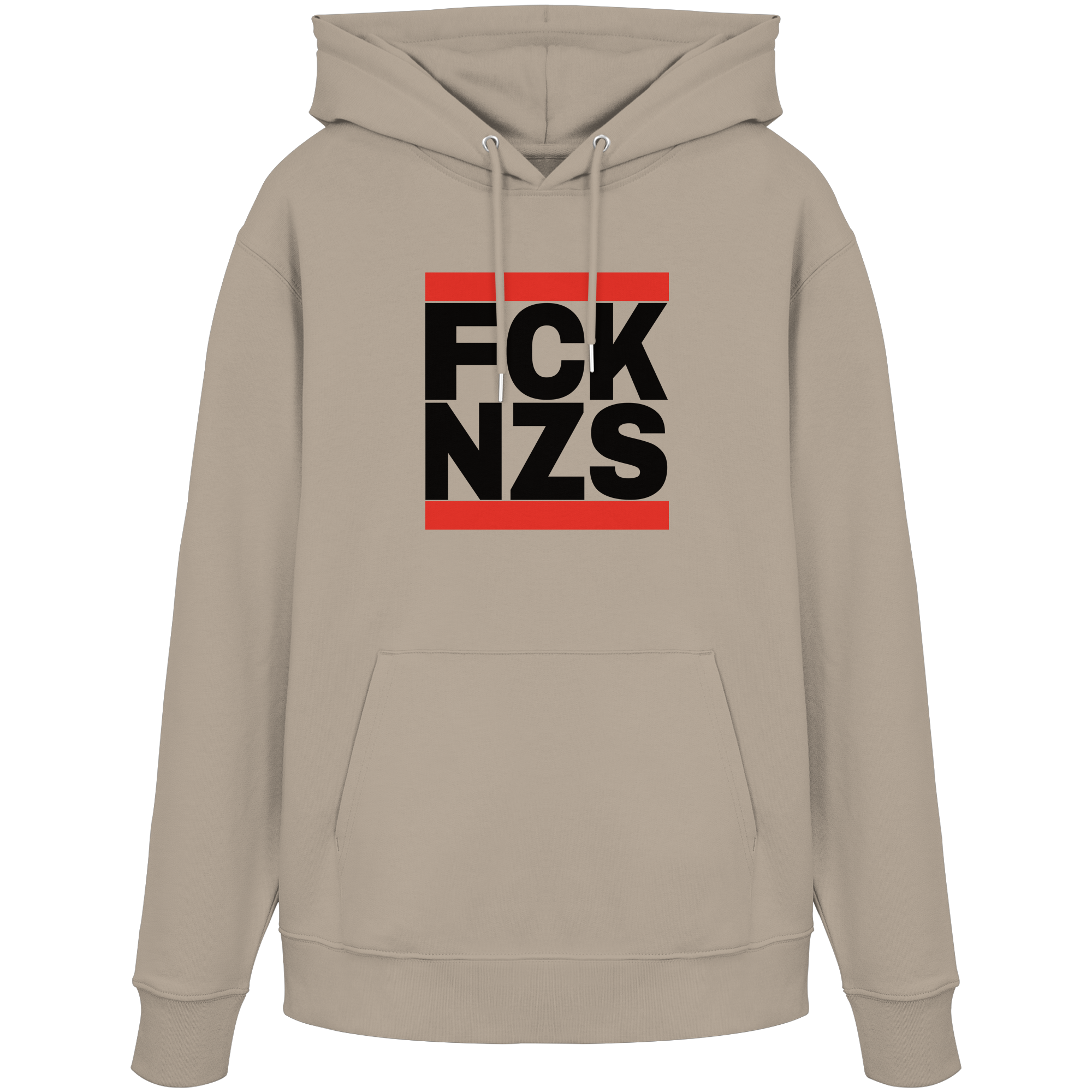 FCK NZS (schwarze Schrift) - Organic Hoodie
