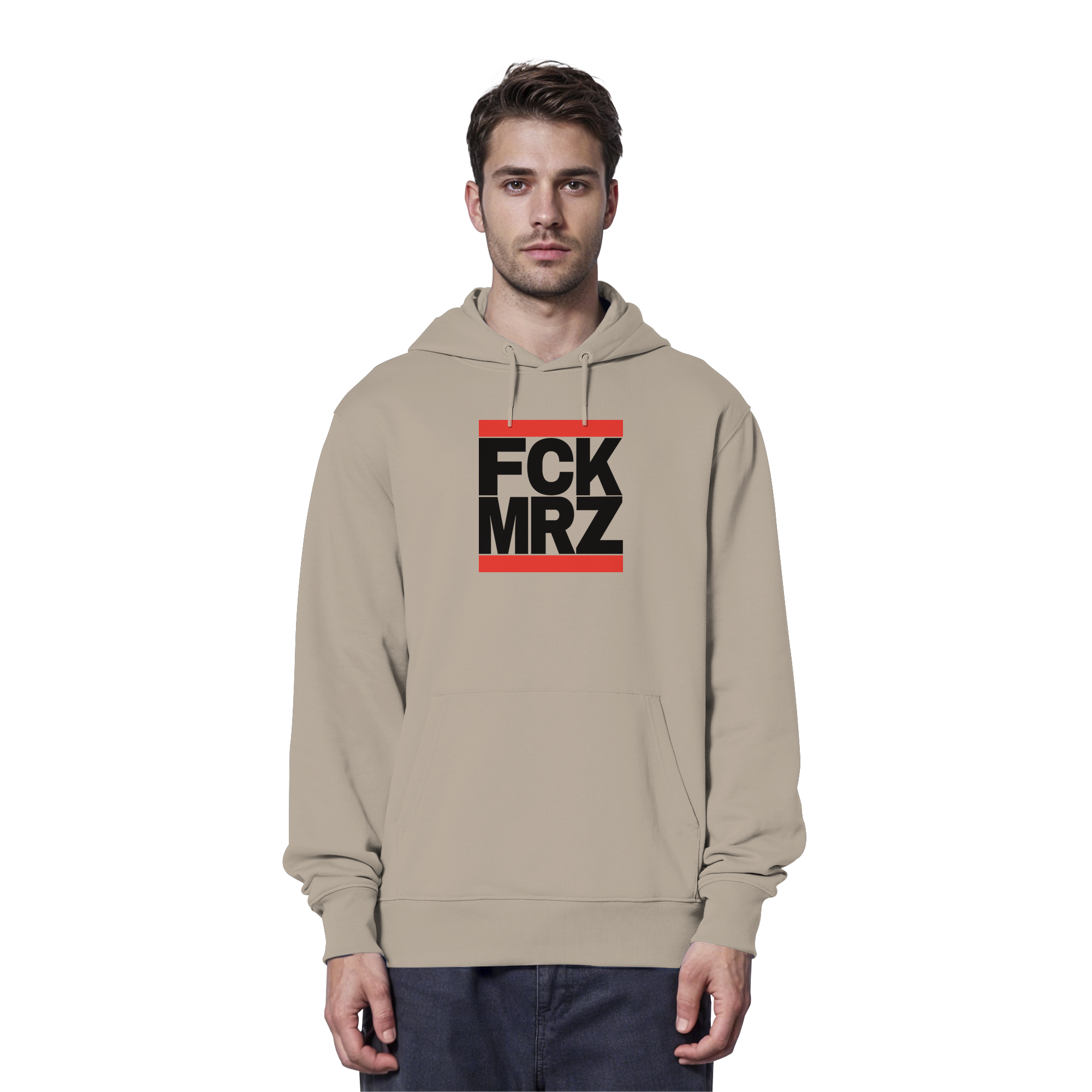 FCK MRZ (schwarze Schrift) - Organic Hoodie