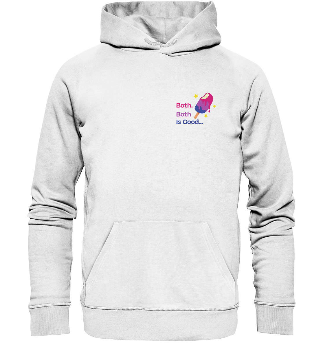 Bi Pride: Both is Good - Organic Hoodie