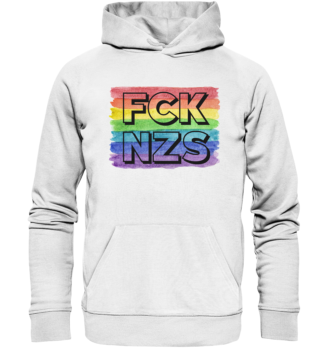 FCK NZS "Rainbow Resistance Edition" - Organic Hoodie