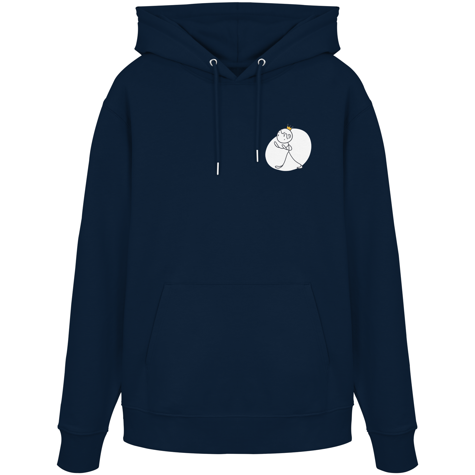 Seelenmännchen "Selbstverteidigung Edition" Brustprint (dunkel) - Organic Hoodie