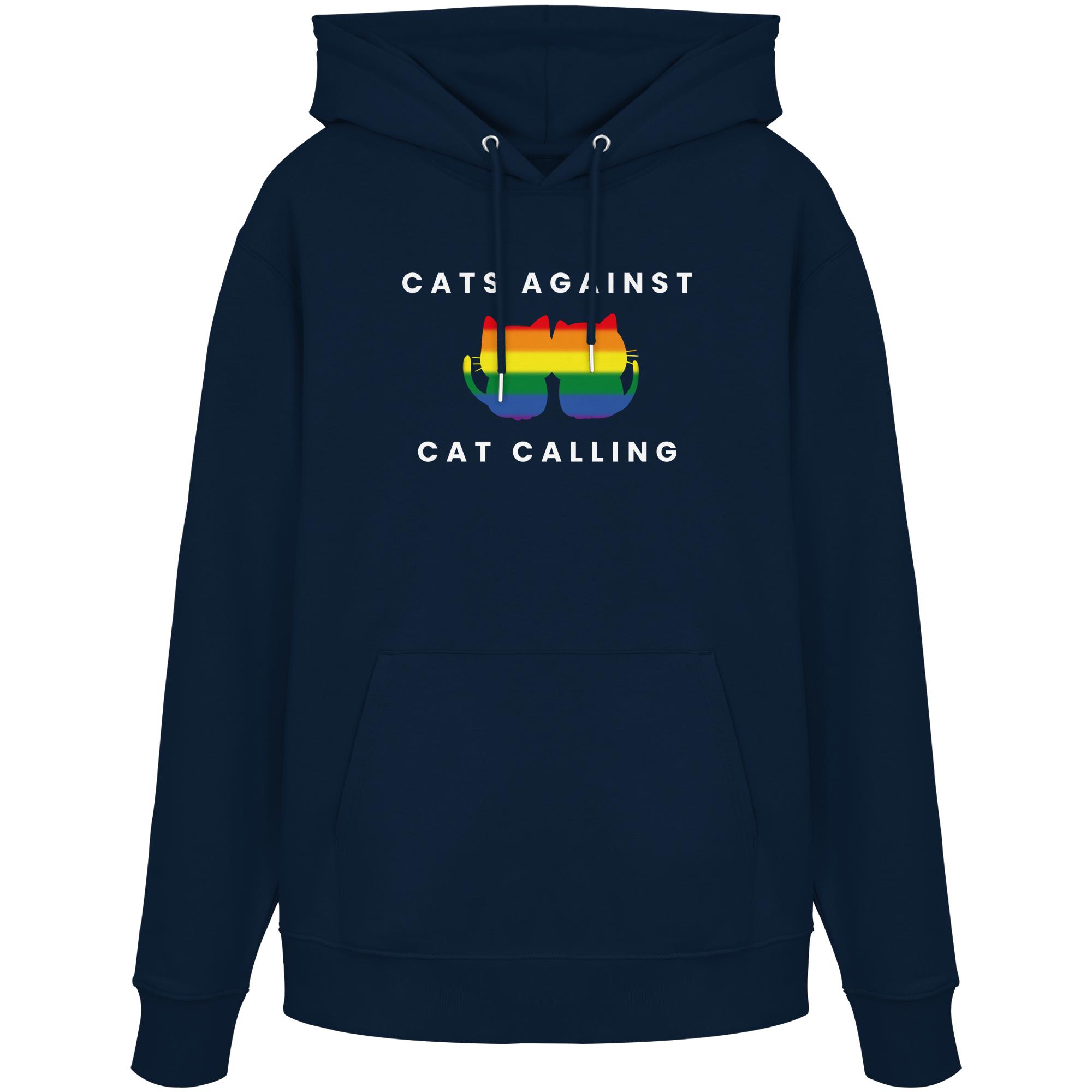 Cats Against Catcalling "Rainbow Edition" - Organic Hoodie