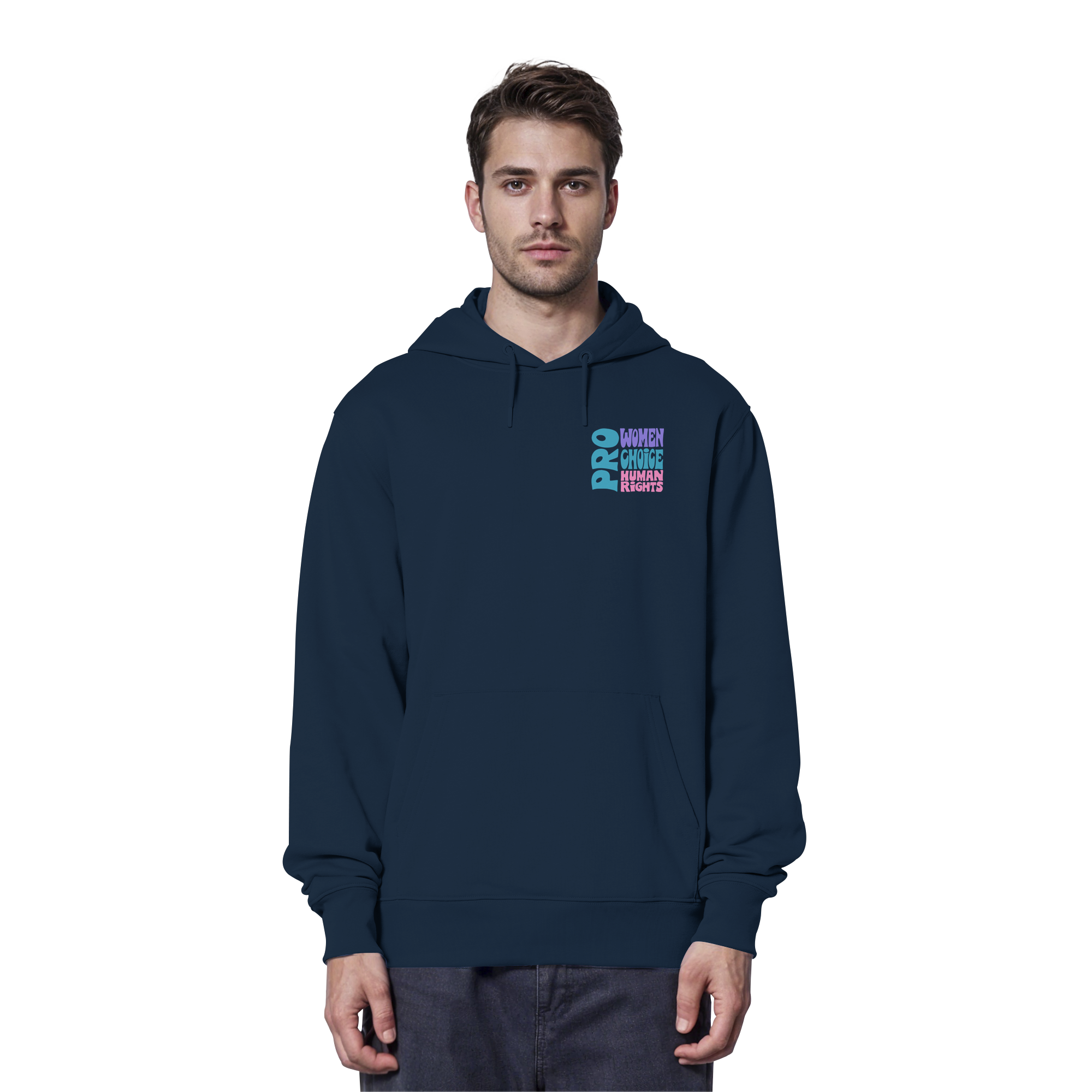 Pro Women Choice Human Rights "Soft Pop Edition" - Organic Hoodie