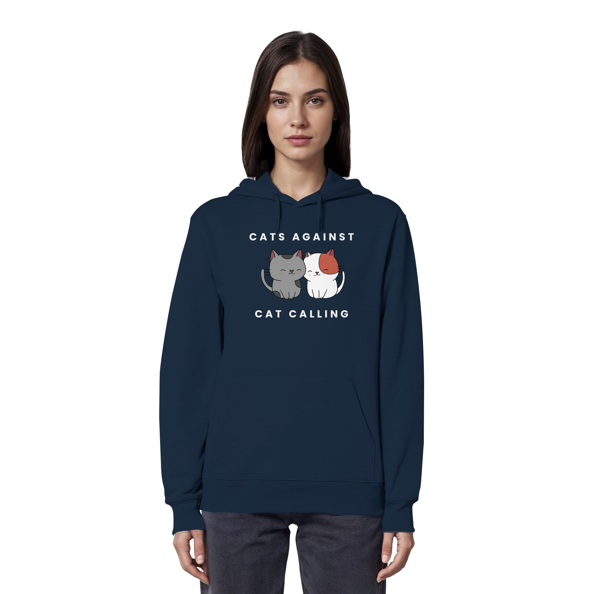 Cats Against Catcalling "Cuddle Edition" - Organic Hoodie