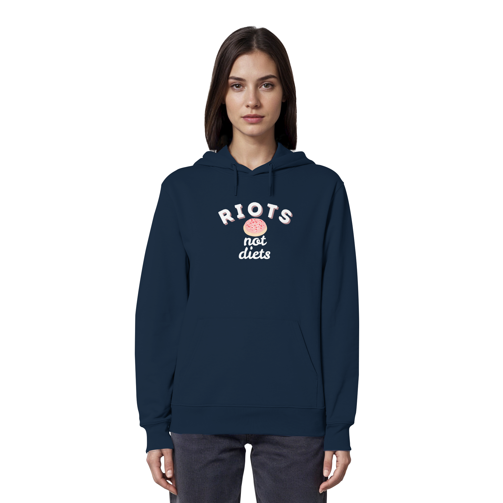 Riots not Diets - Organic Hoodie