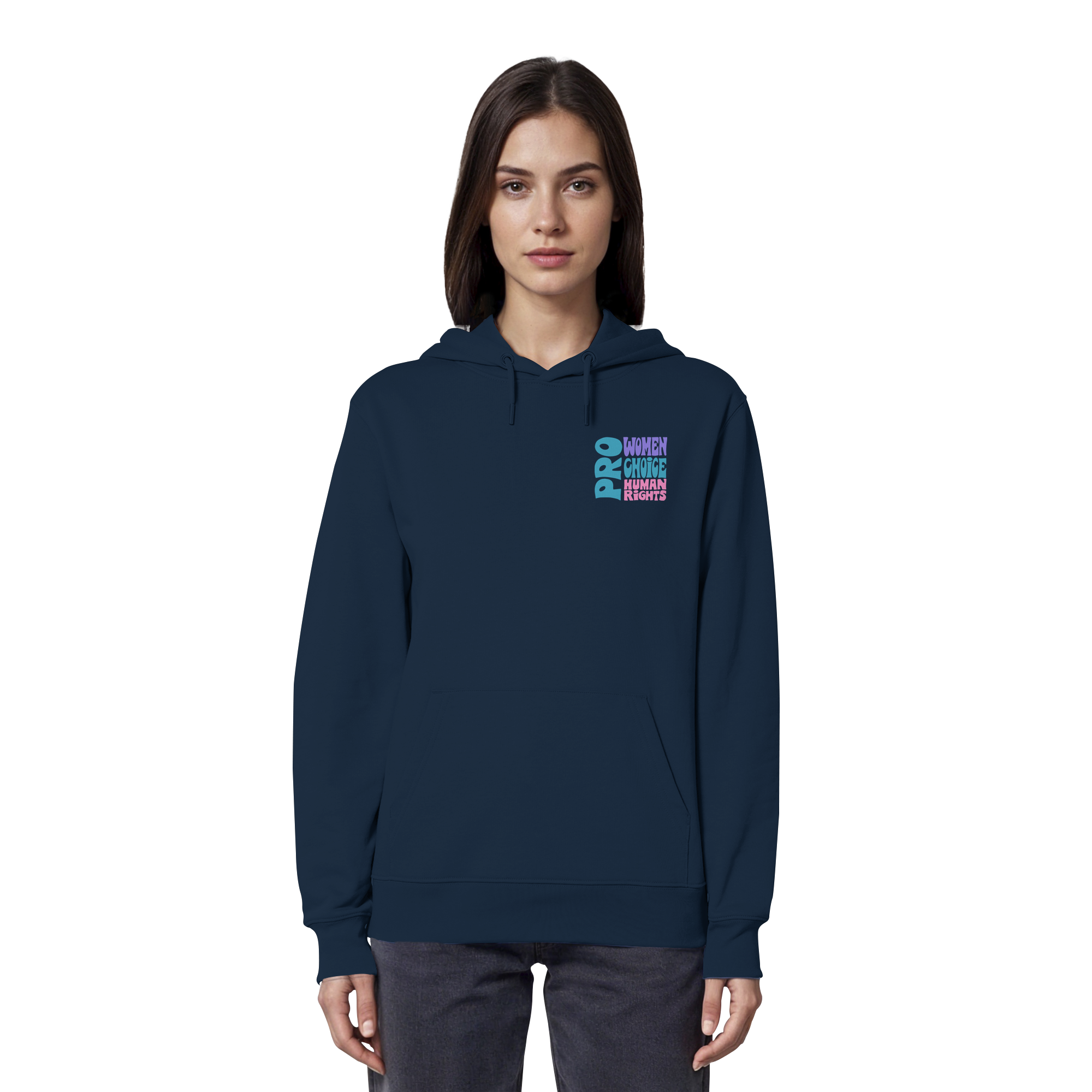 Pro Women Choice Human Rights "Soft Pop Edition" - Organic Hoodie