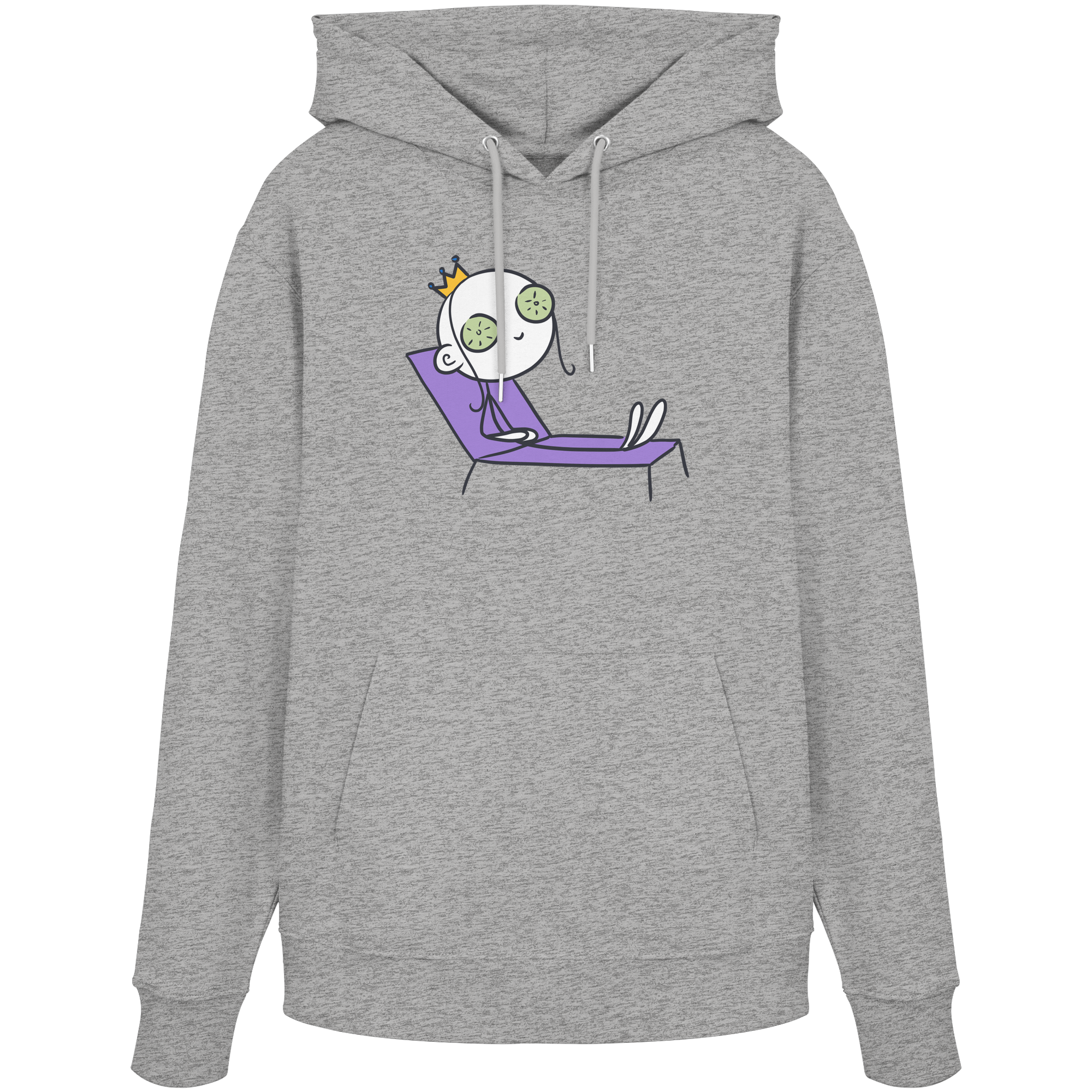 Seelenmännchen "Chill Out Edition" Frontprint - Organic Hoodie