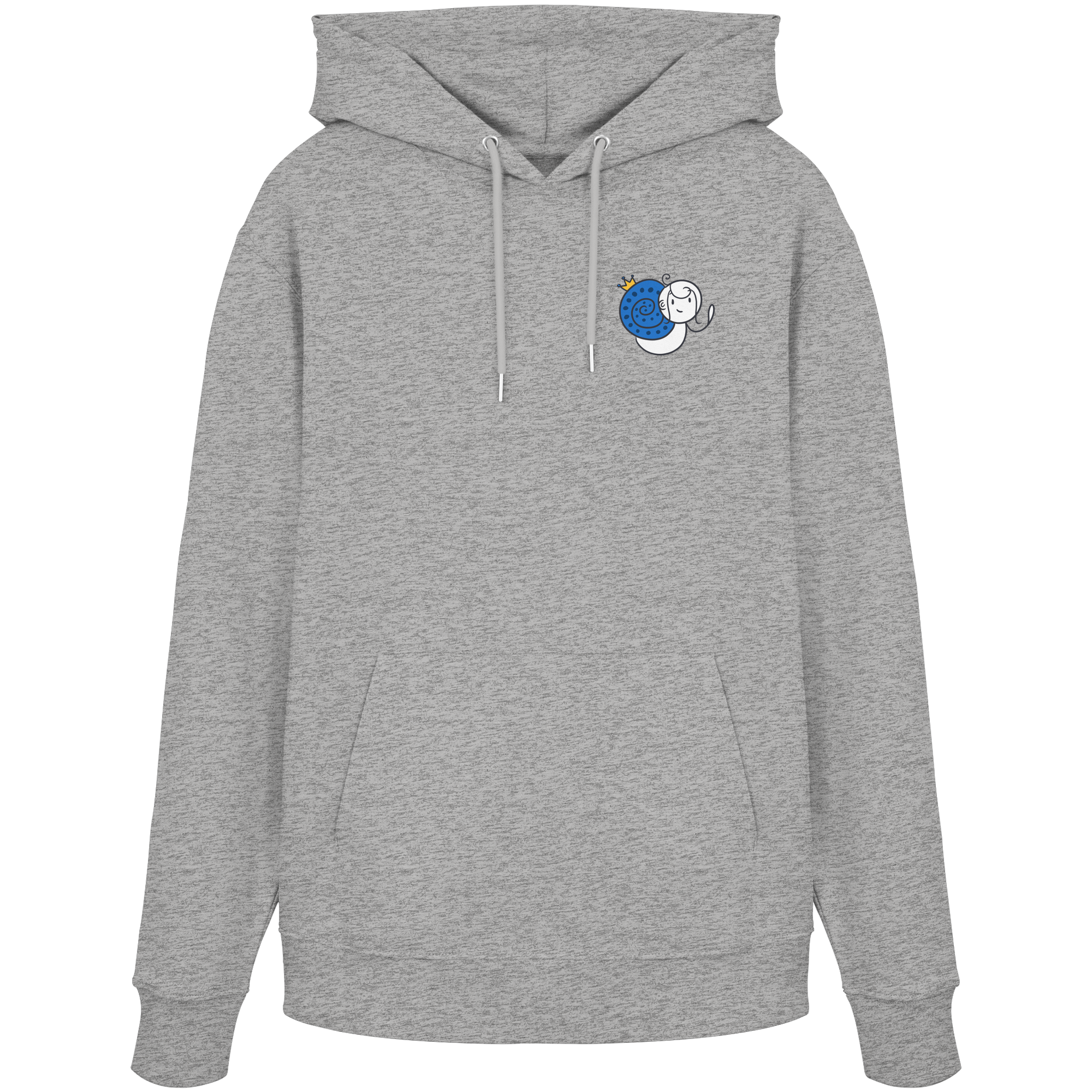 Meine Heilung braucht Zeit "Schwarze Edition" Backprint - Organic Hoodie