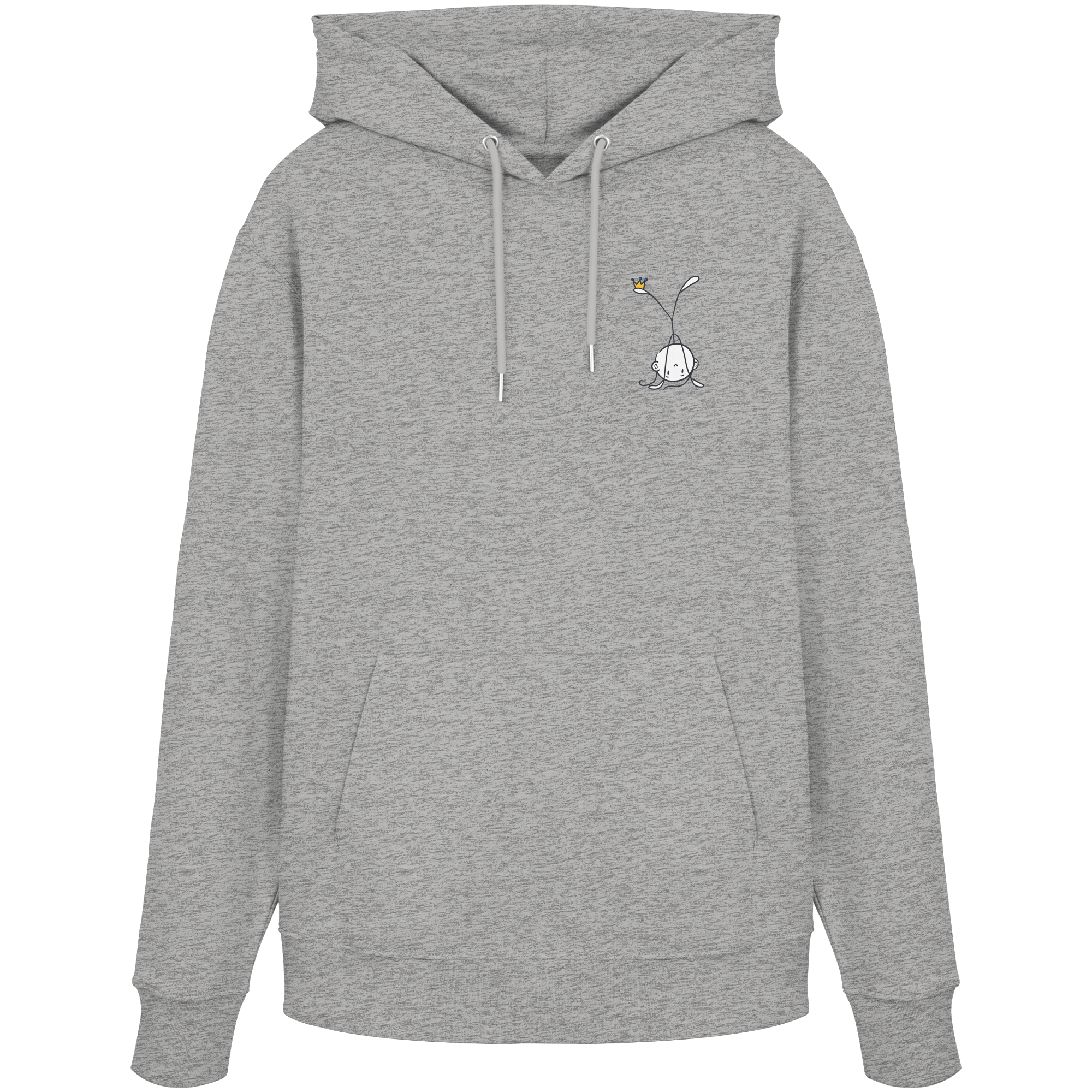 Seelenmännchen "Handstand Edition" Brustprint (hell) - Organic Hoodie