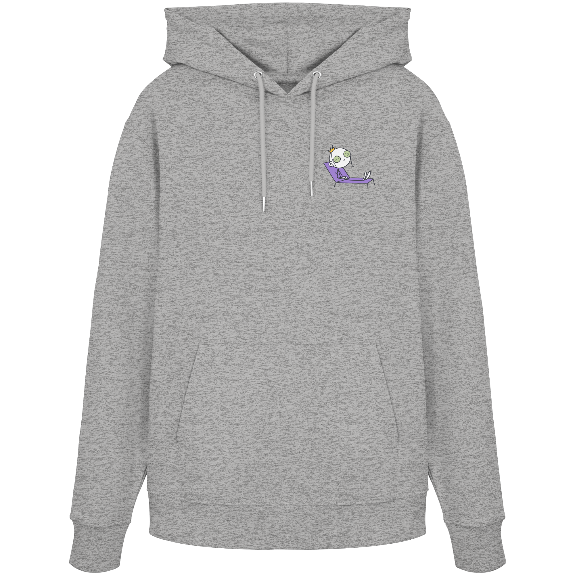 Seelenmännchen "Chill Out Edition" Brustprint - Organic Hoodie