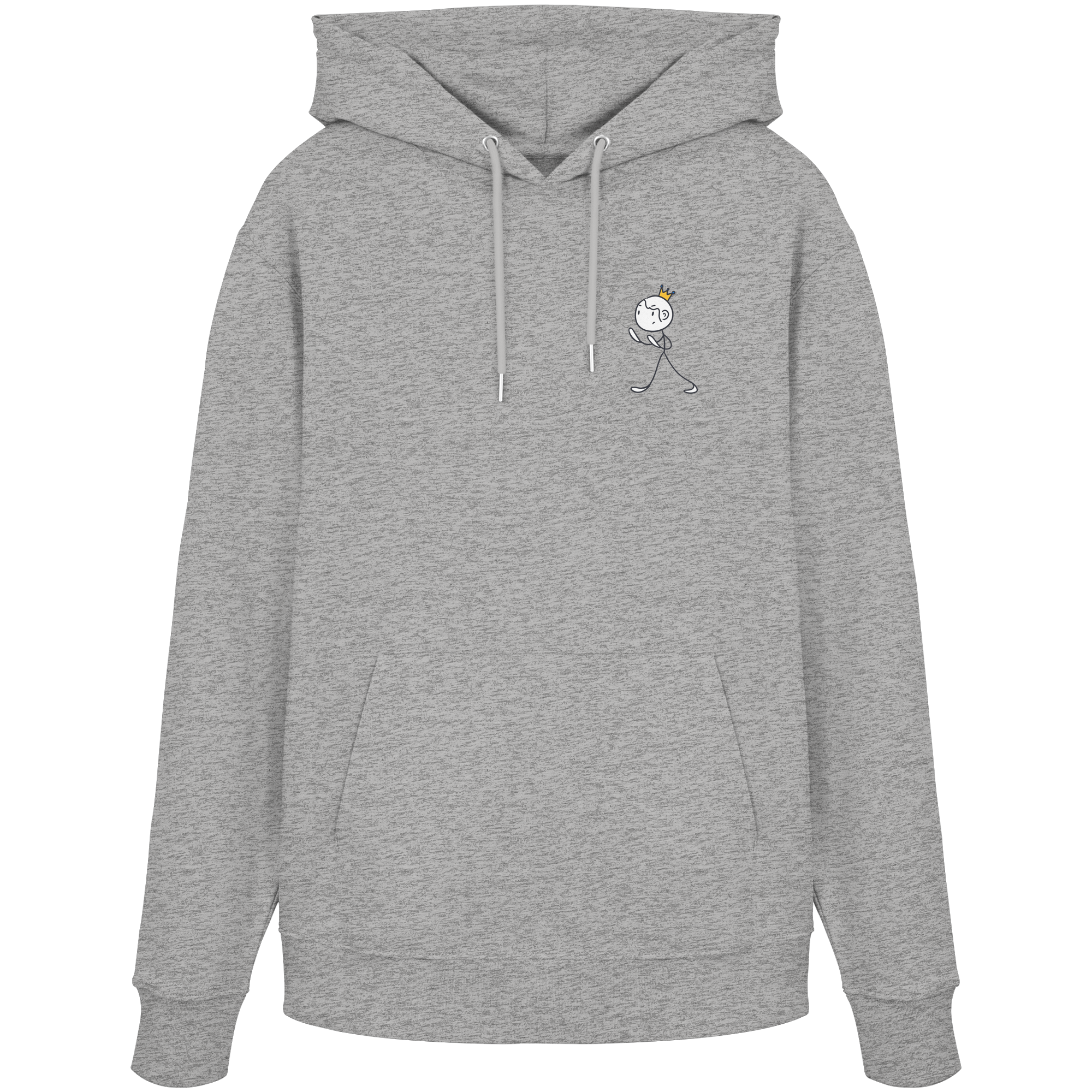 Seelenmännchen "Selbstverteidigung Edition" Brustprint (hell) - Organic Hoodie