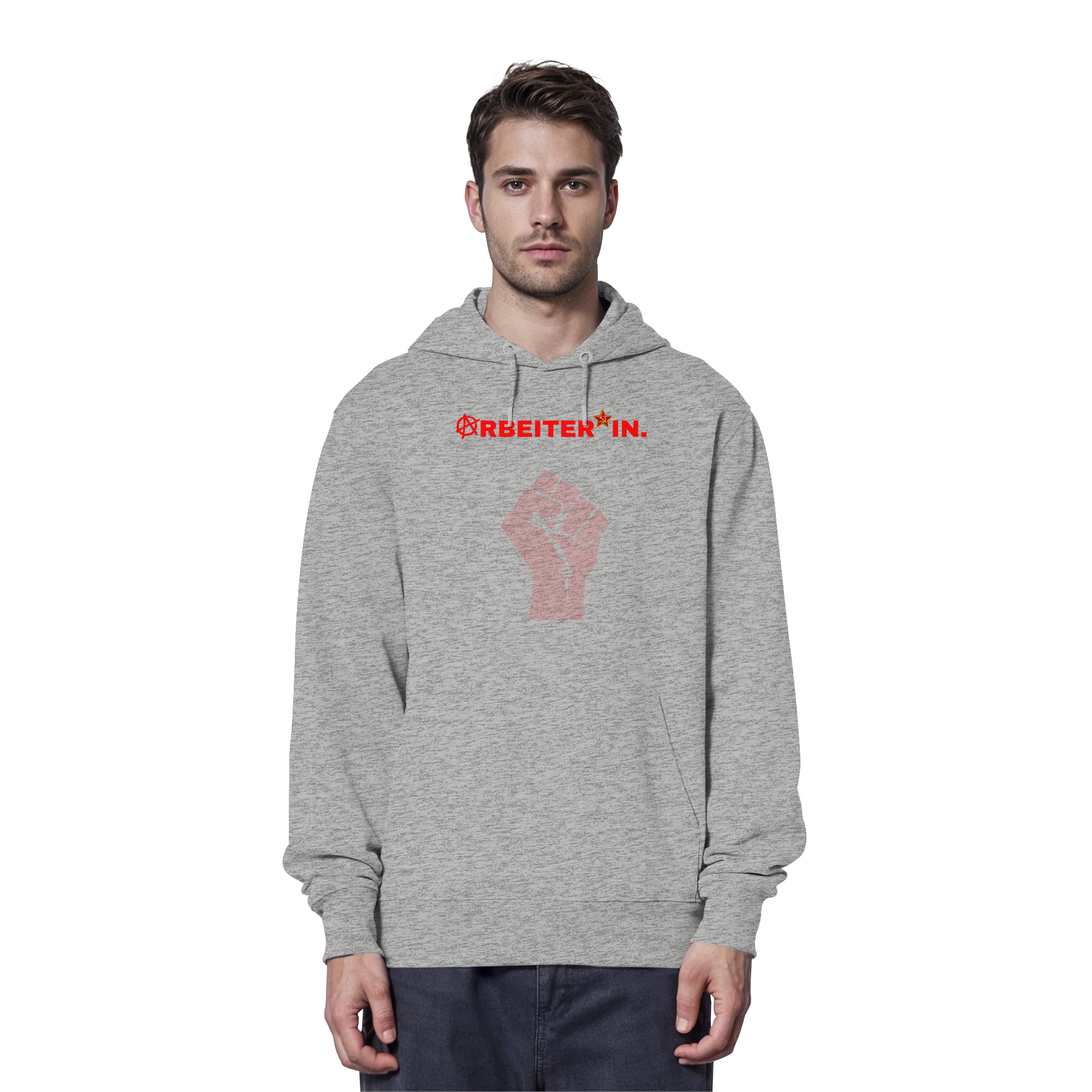 ARBEITER*IN. "Solidarisch und Frei Edition" - Organic Hoodie