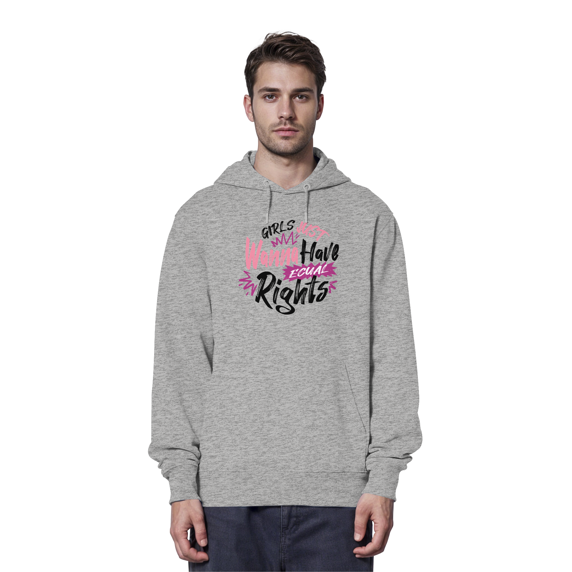 Girls Just Wanna Have Equal Rights - Organic Hoodie