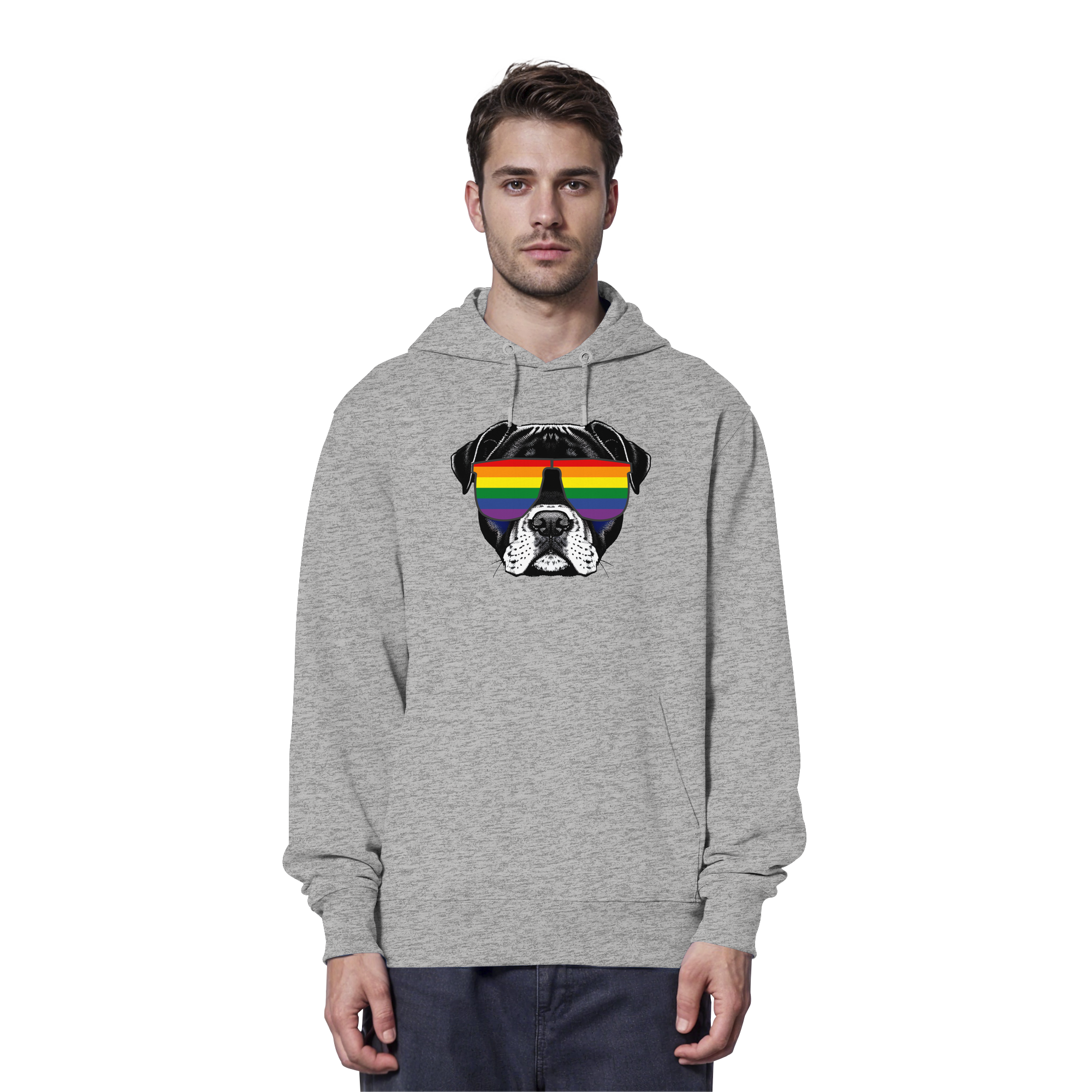 Regenbogen Doggo - Organic Hoodie