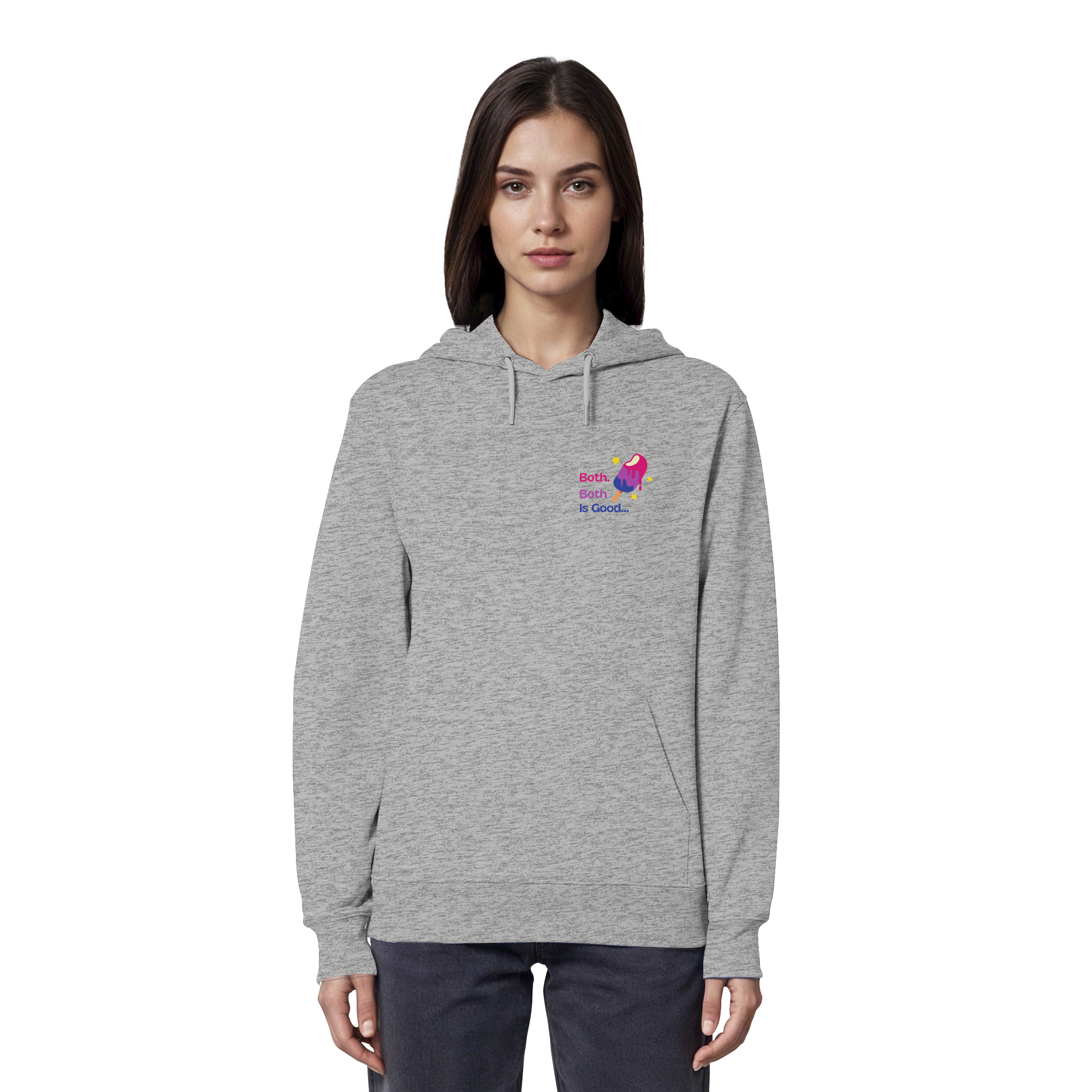 Bi Pride: Both is Good - Organic Hoodie