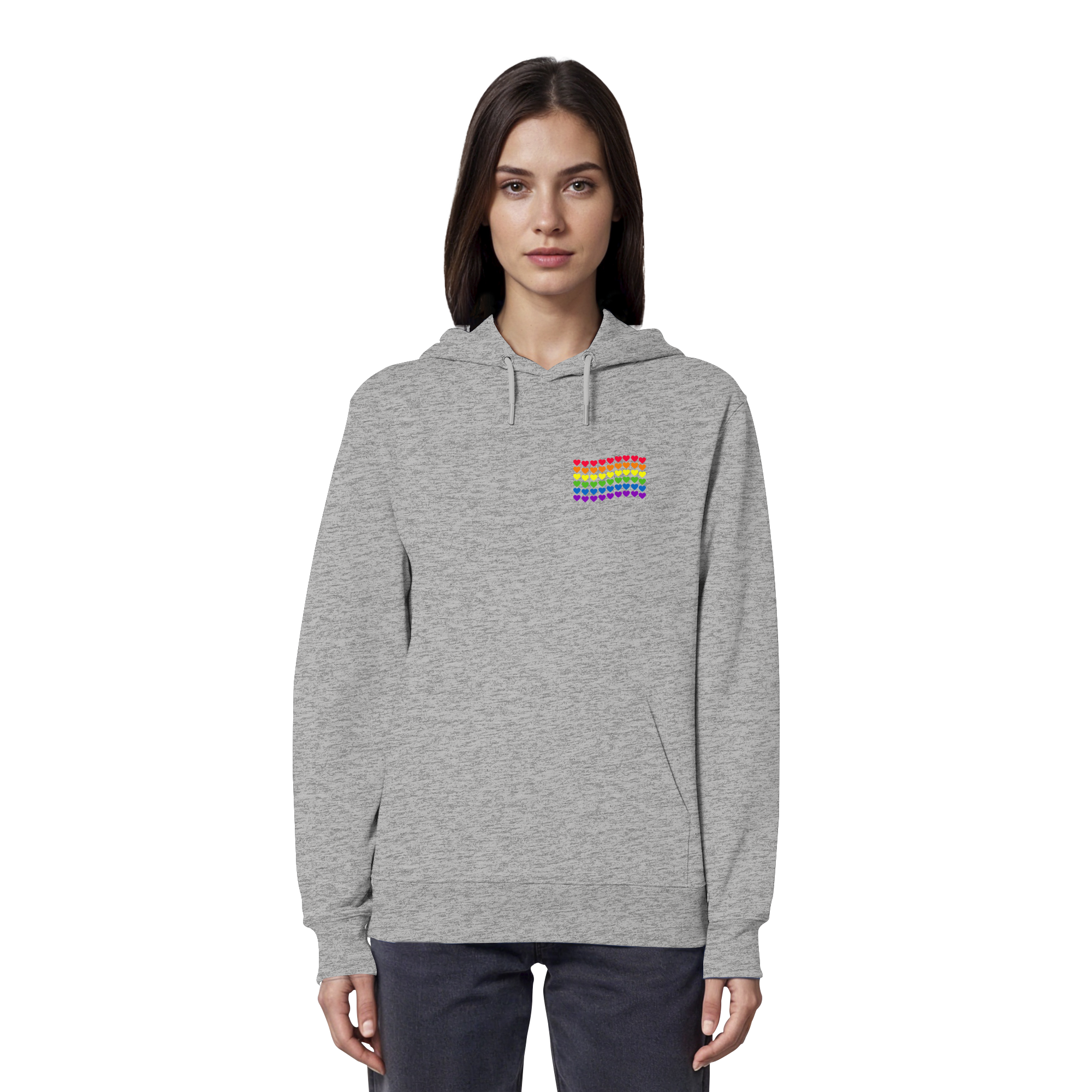 Herzenflagge - Organic Hoodie