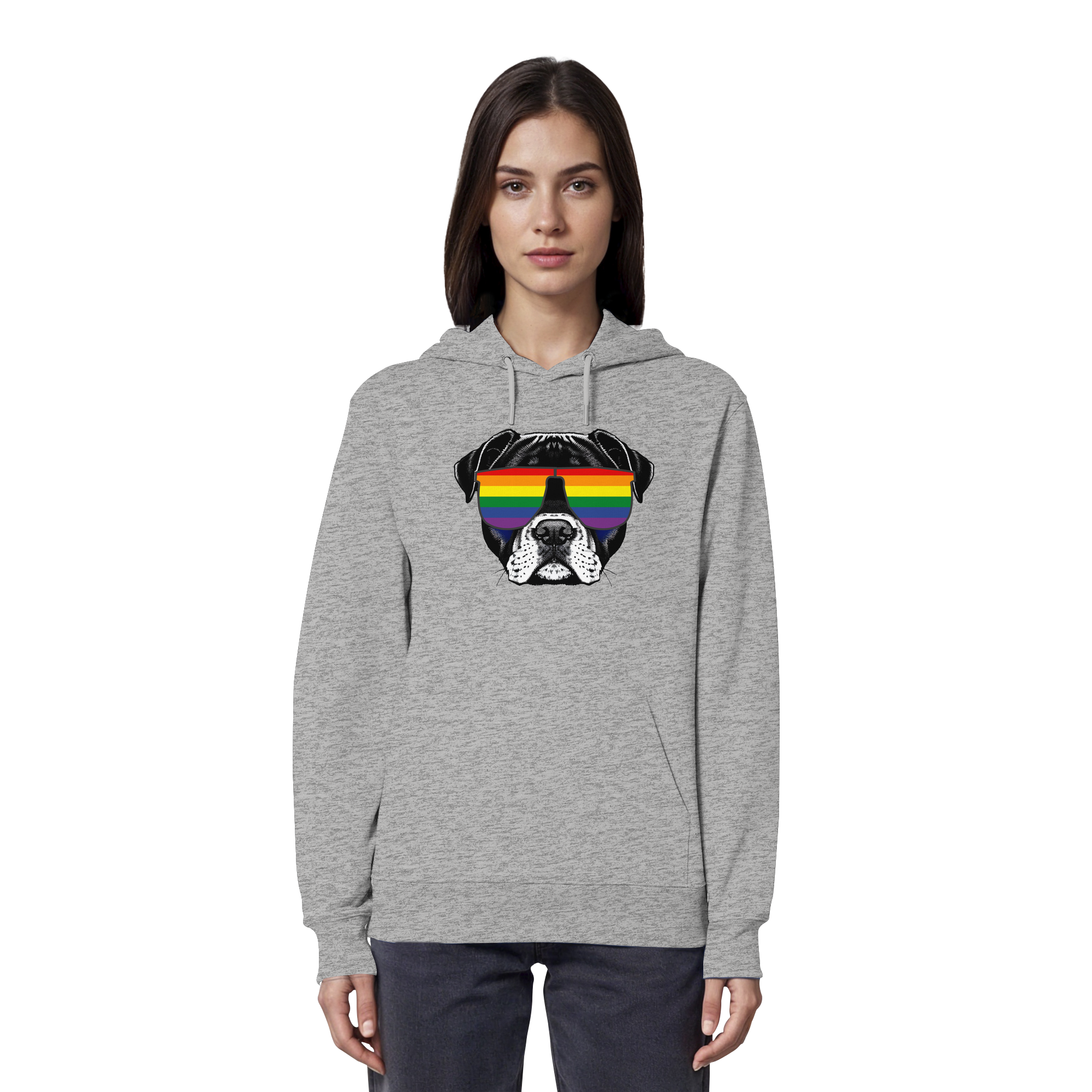 Regenbogen Doggo - Organic Hoodie