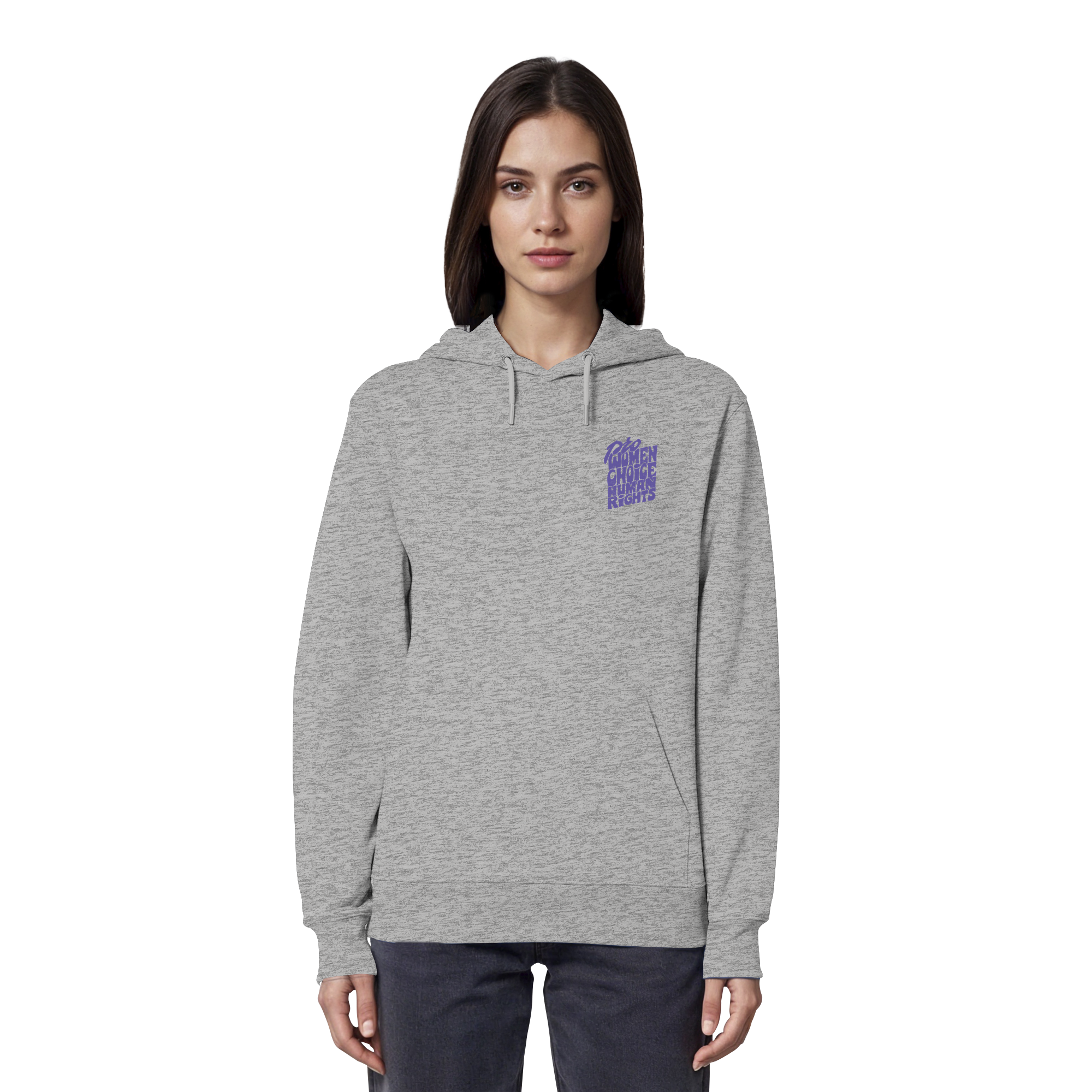 Pro Women Choice Human Rights "Lila Edition" - Organic Hoodie
