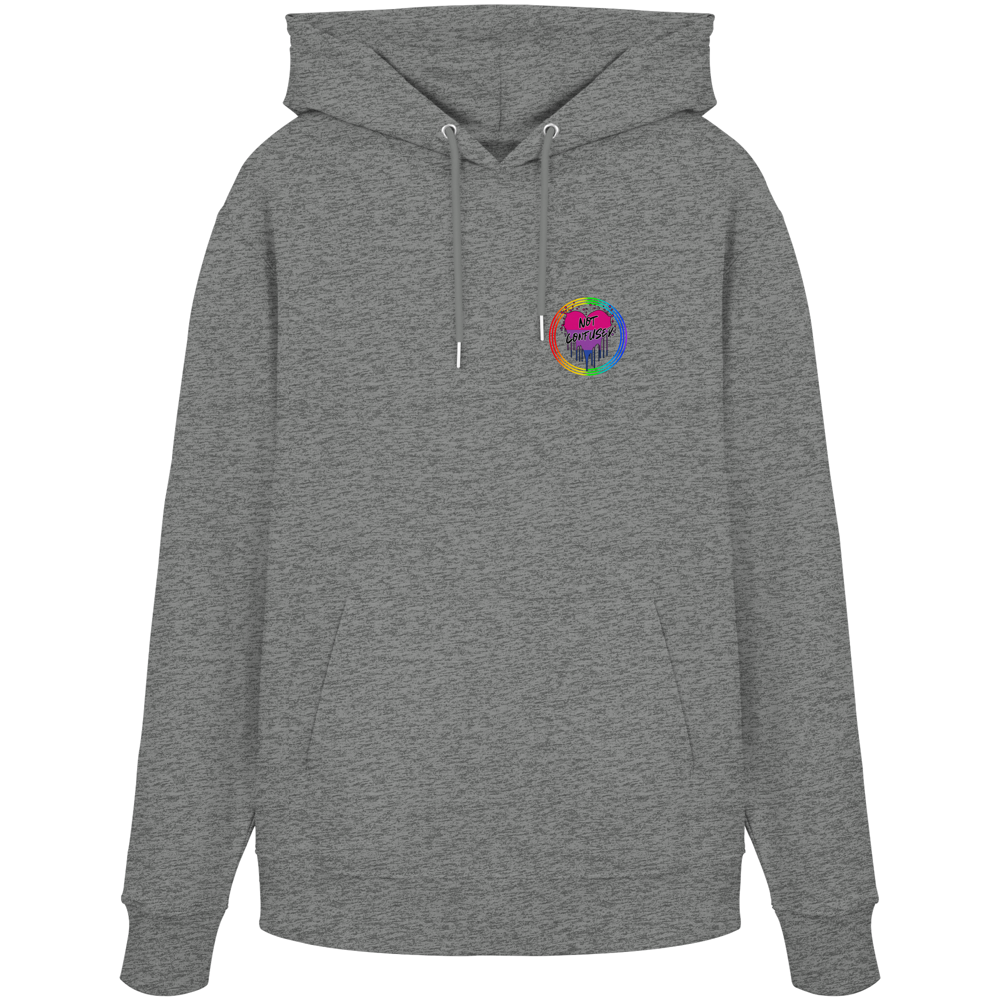 Bisexual Not Confused "Regenbogenkreis Edition" - Organic Hoodie