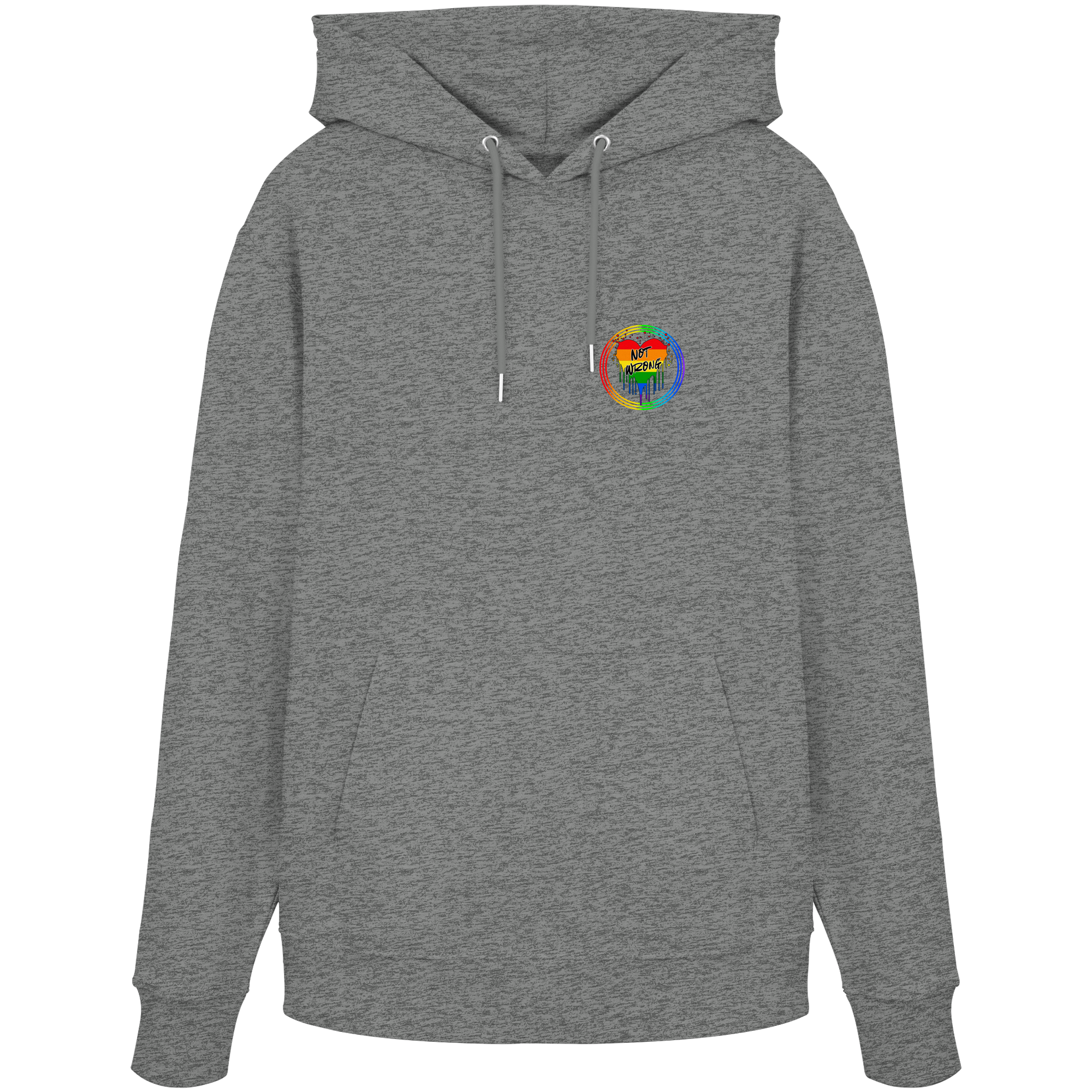 Queer Not Wrong "Regenbogenkreis Edition" - Organic Hoodie