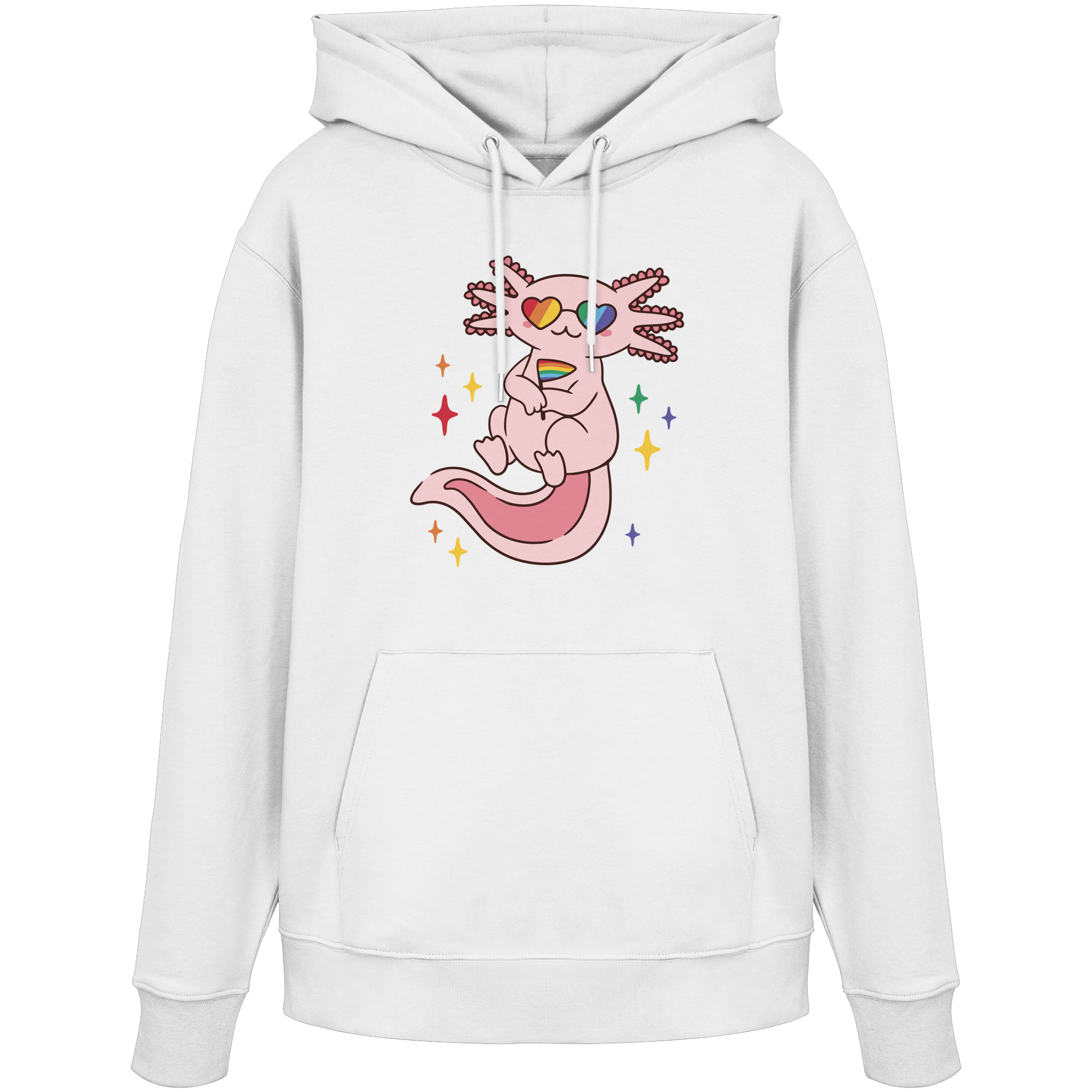 Big Pride Axolotl - Organic Hoodie