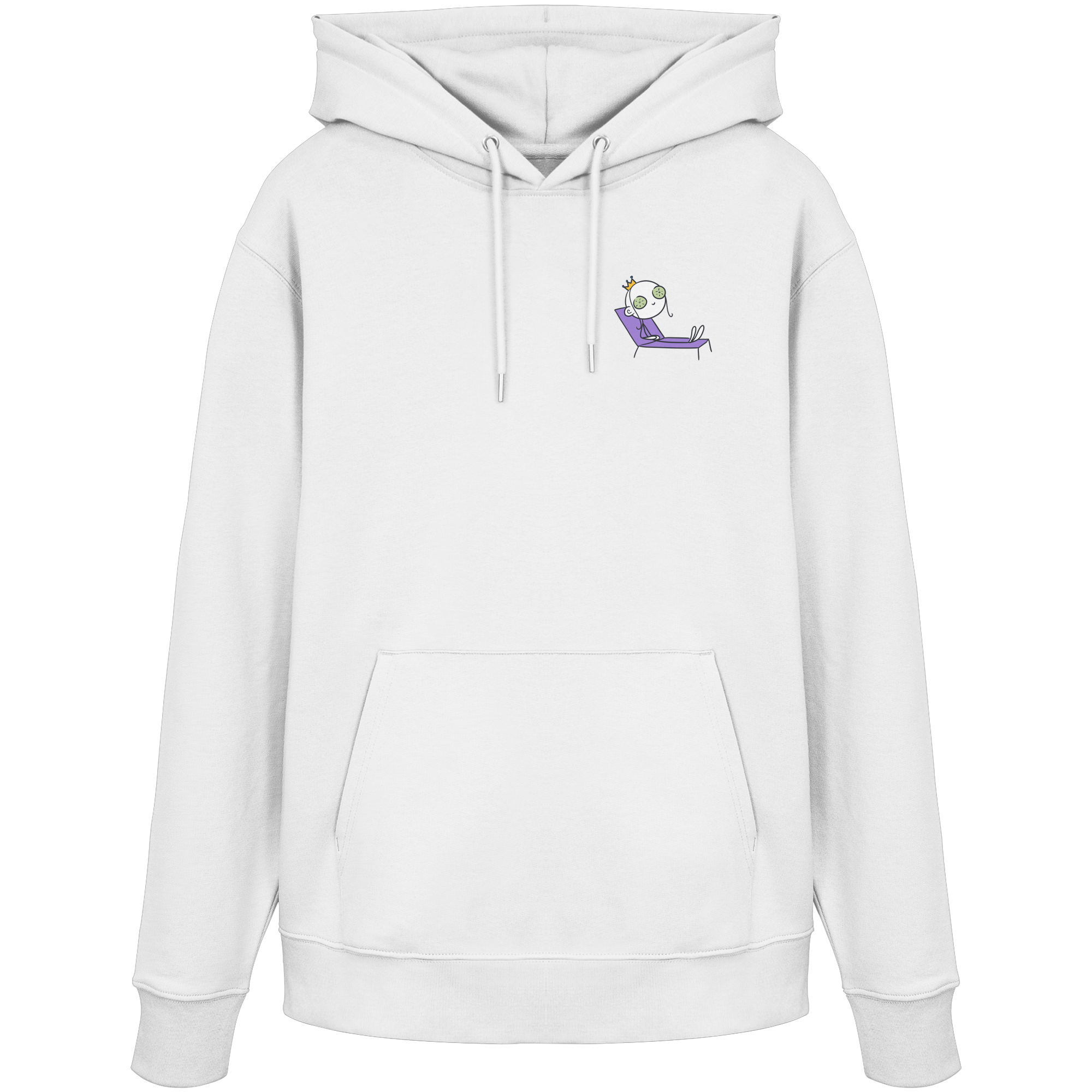 Seelenmännchen "Chill Out Edition" Brustprint - Organic Hoodie