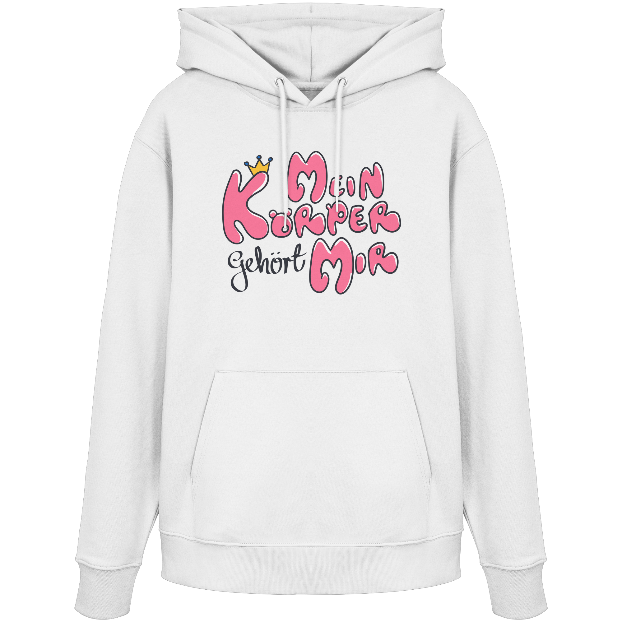 Mein Körper gehört mir "Pinke Edition" - Organic Hoodie