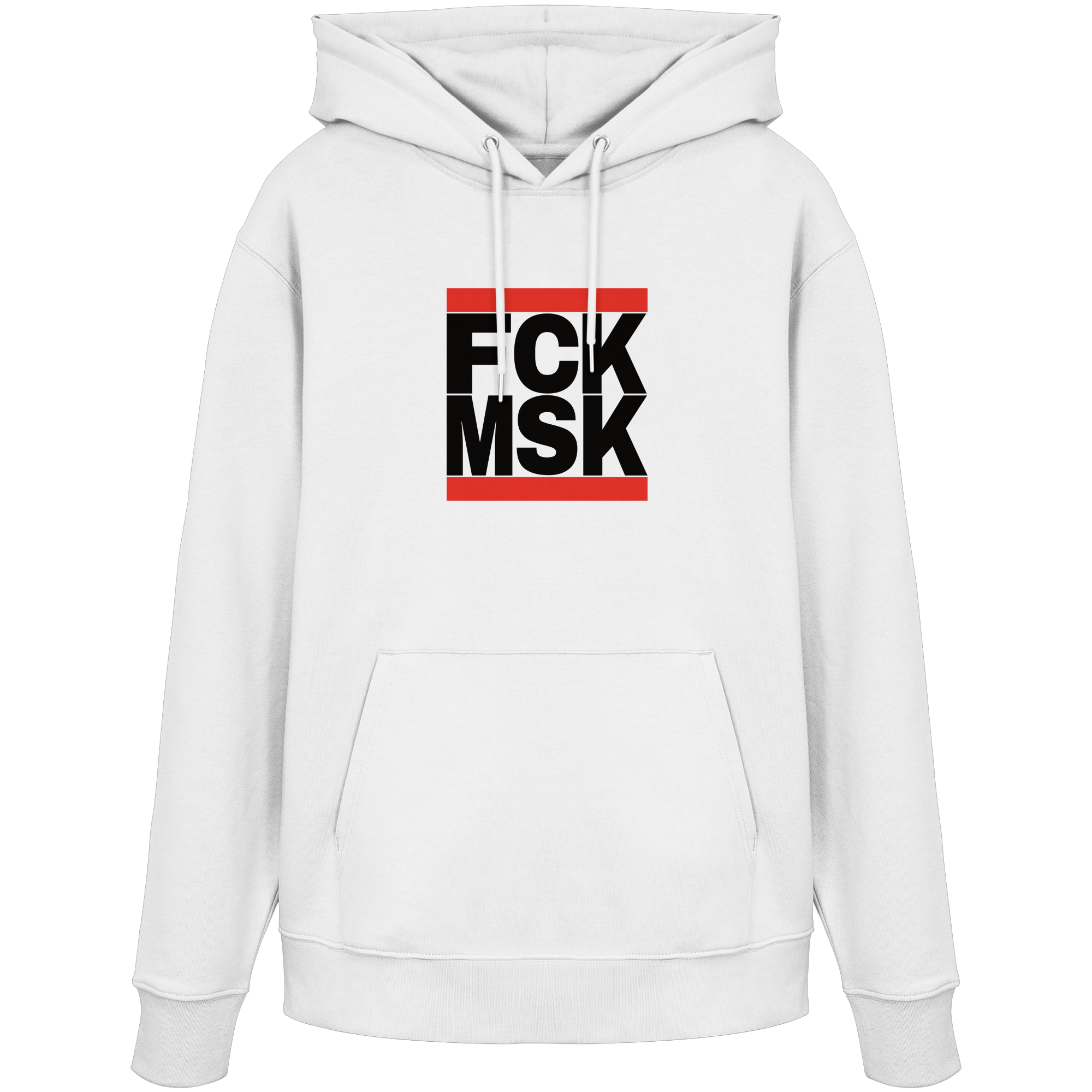 FCK MSK (schwarze Schrift) - Organic Hoodie