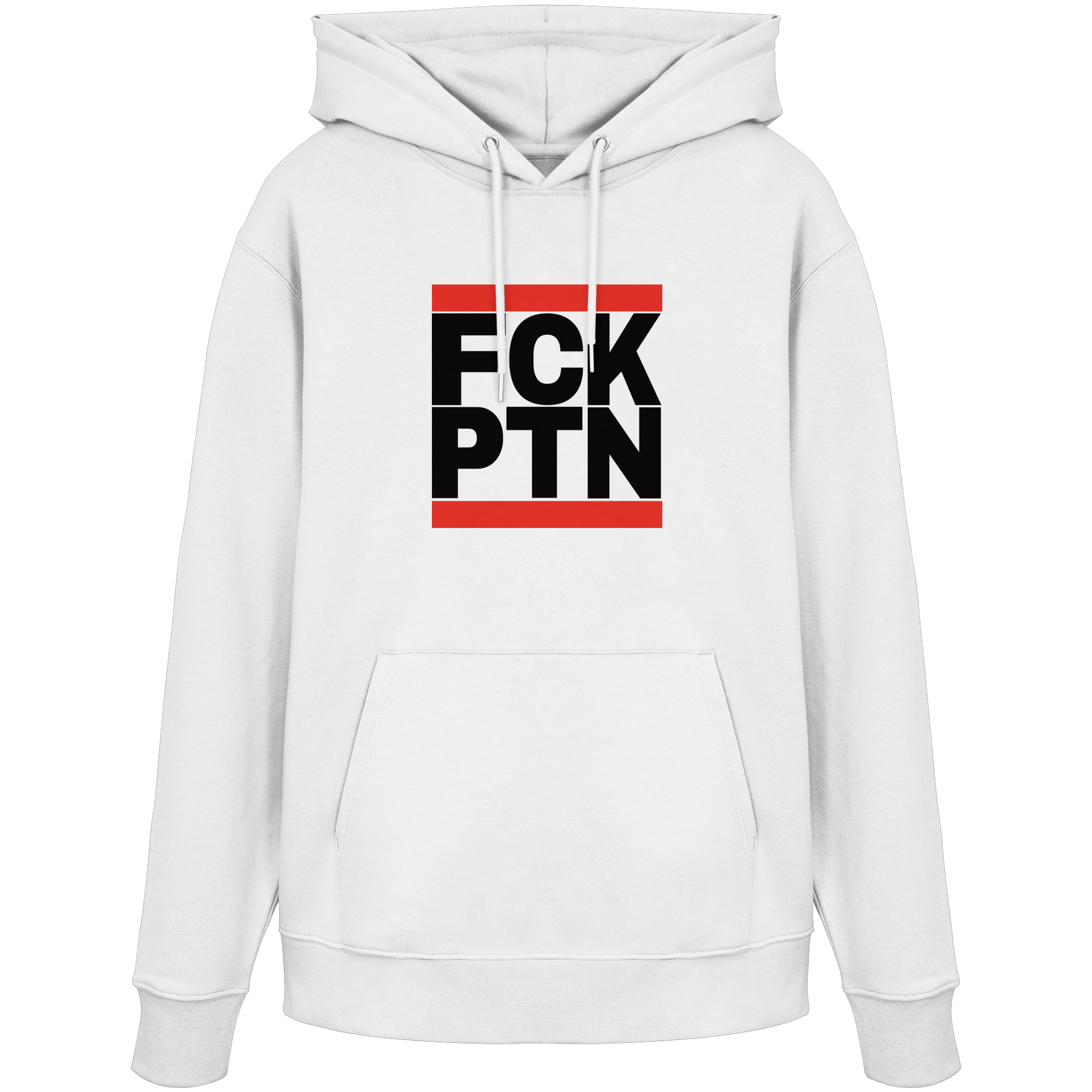 FCK PTN (schwarze Schrift) - Organic Hoodie