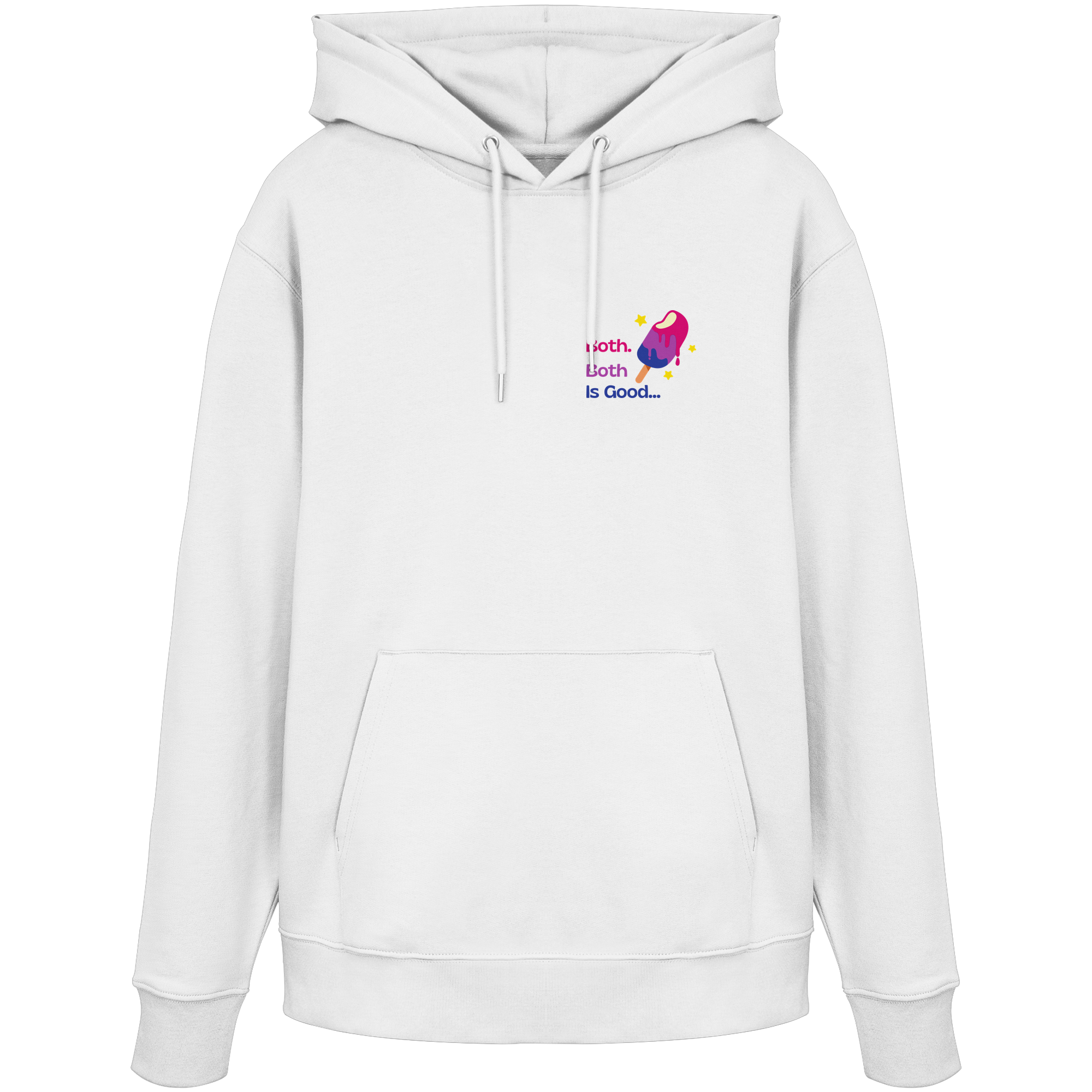 Bi Pride: Both is Good - Organic Hoodie