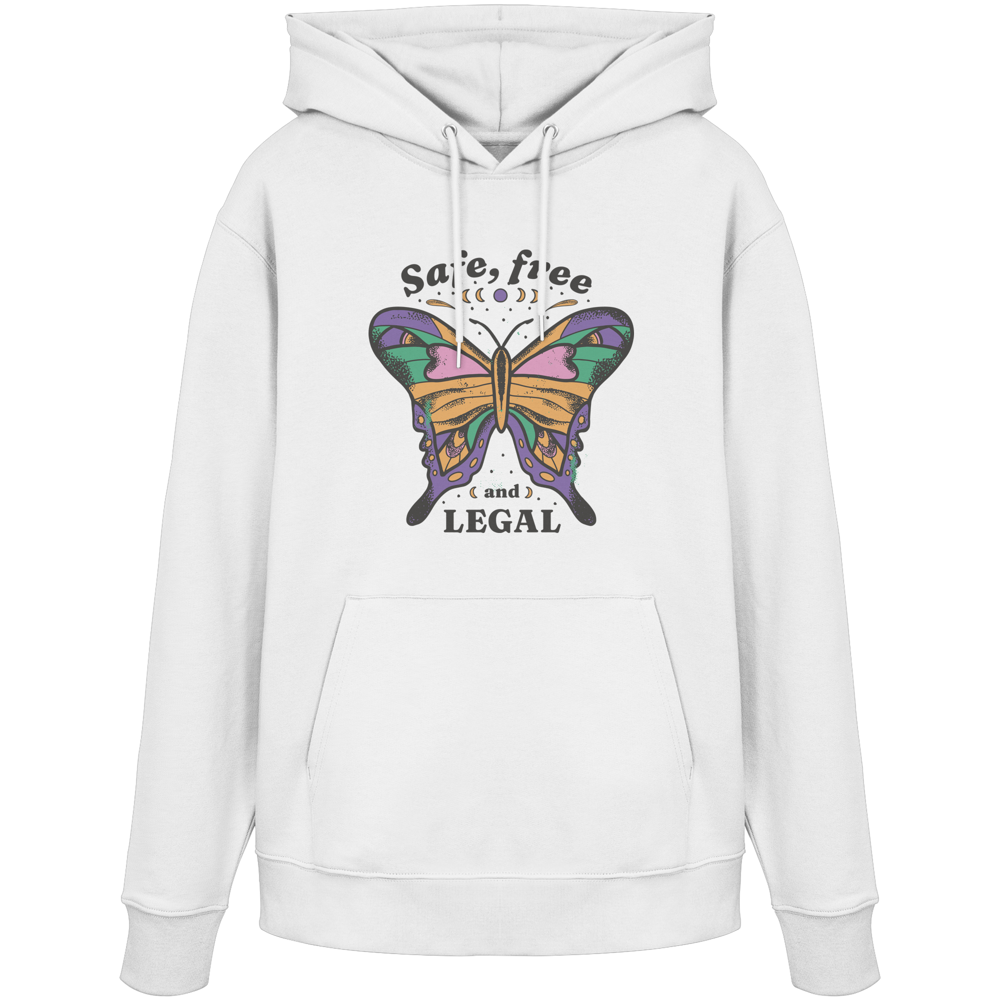 Safe Free Legal "Schmetterling Edition" - Organic Hoodie