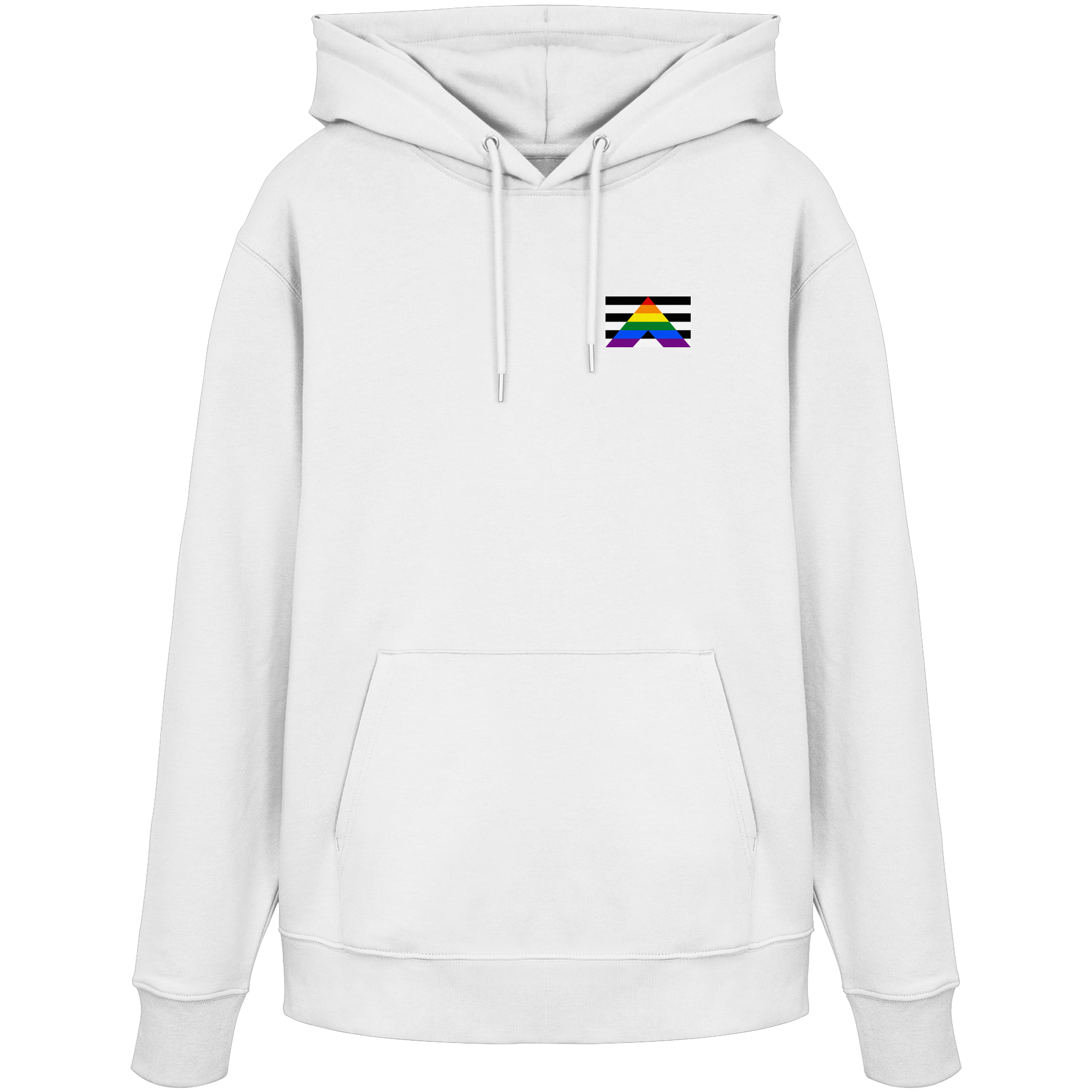 Straight Ally Pride Flag - Organic Hoodie