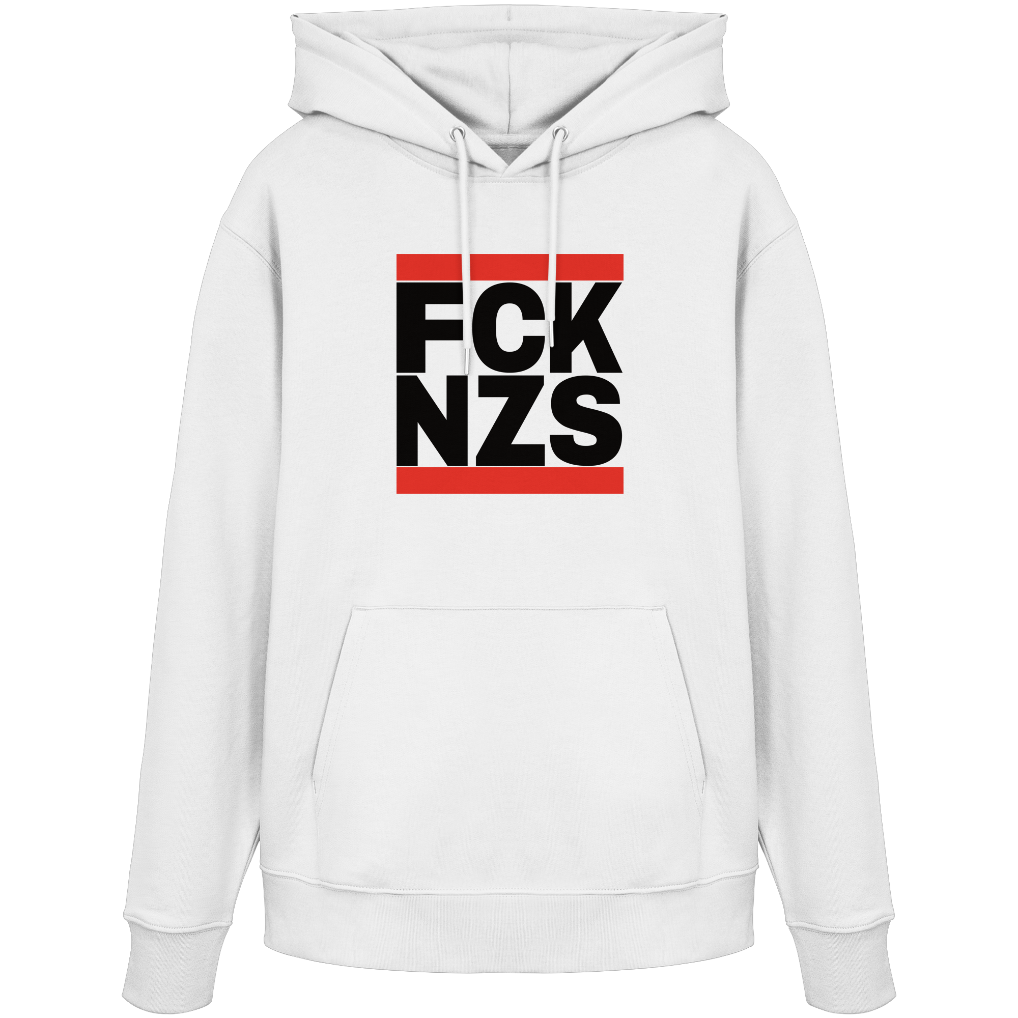 FCK NZS (schwarze Schrift) - Organic Hoodie