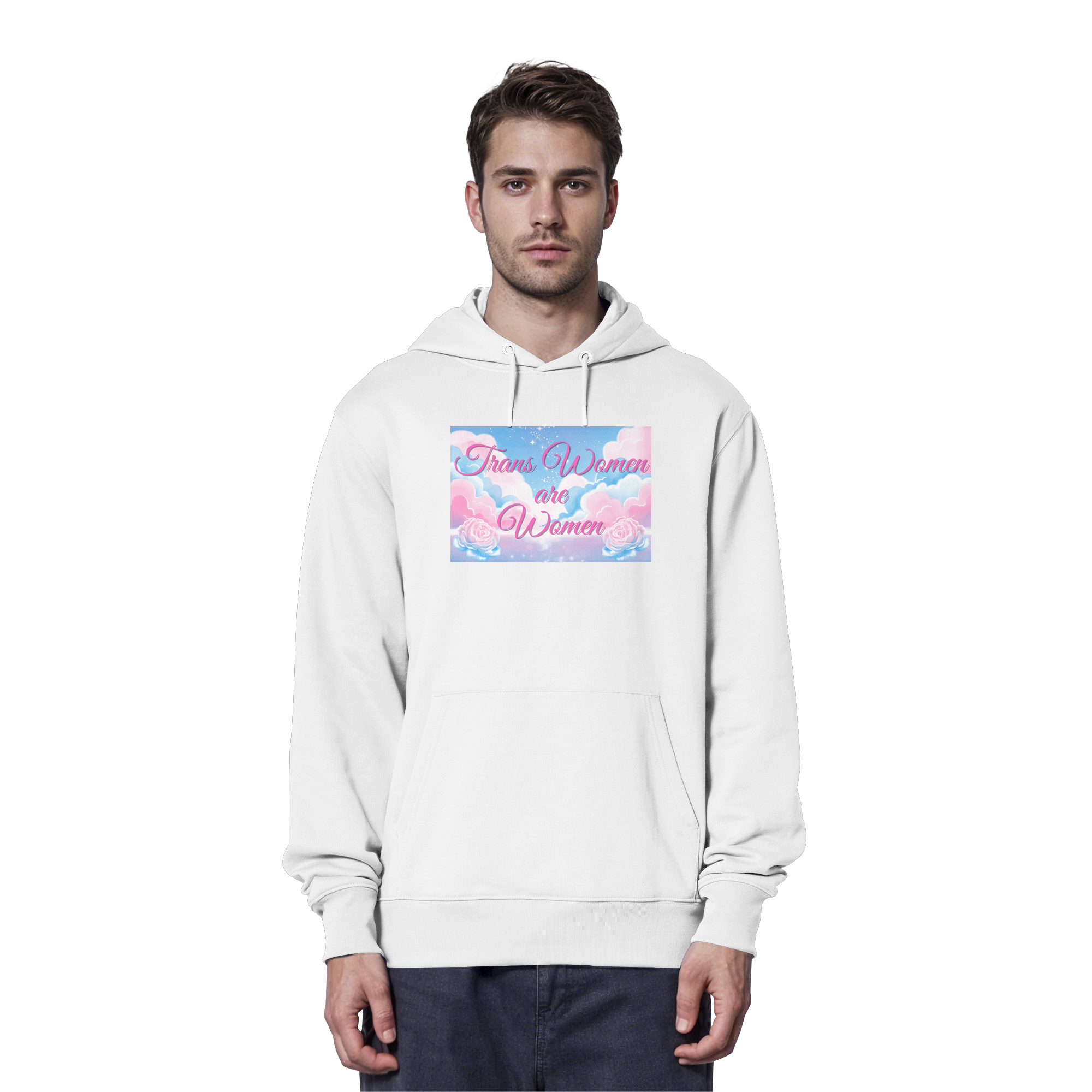 Trans Women are Women "Rosenhimmel Edition" - Organic Hoodie