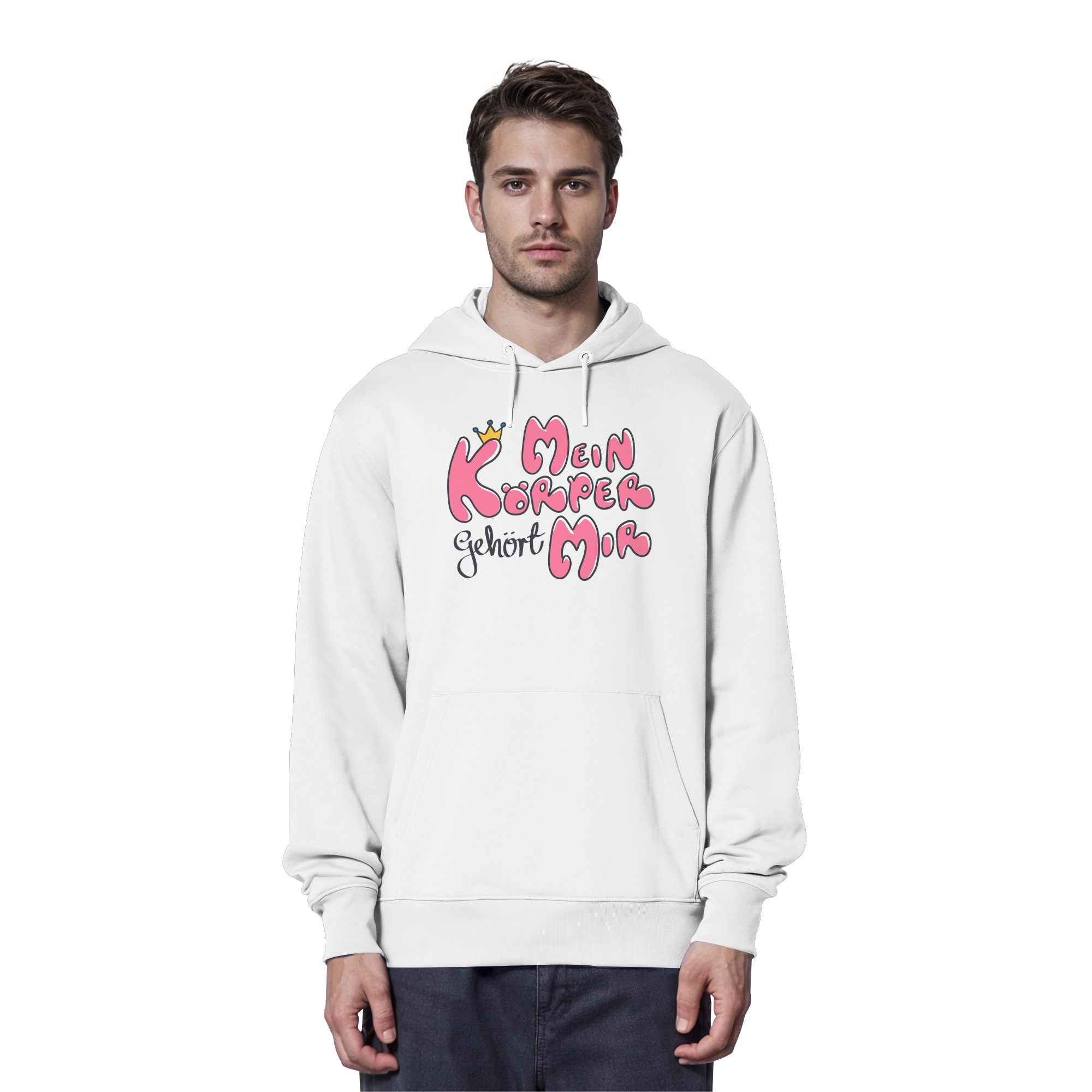 Mein Körper gehört mir "Pinke Edition" - Organic Hoodie