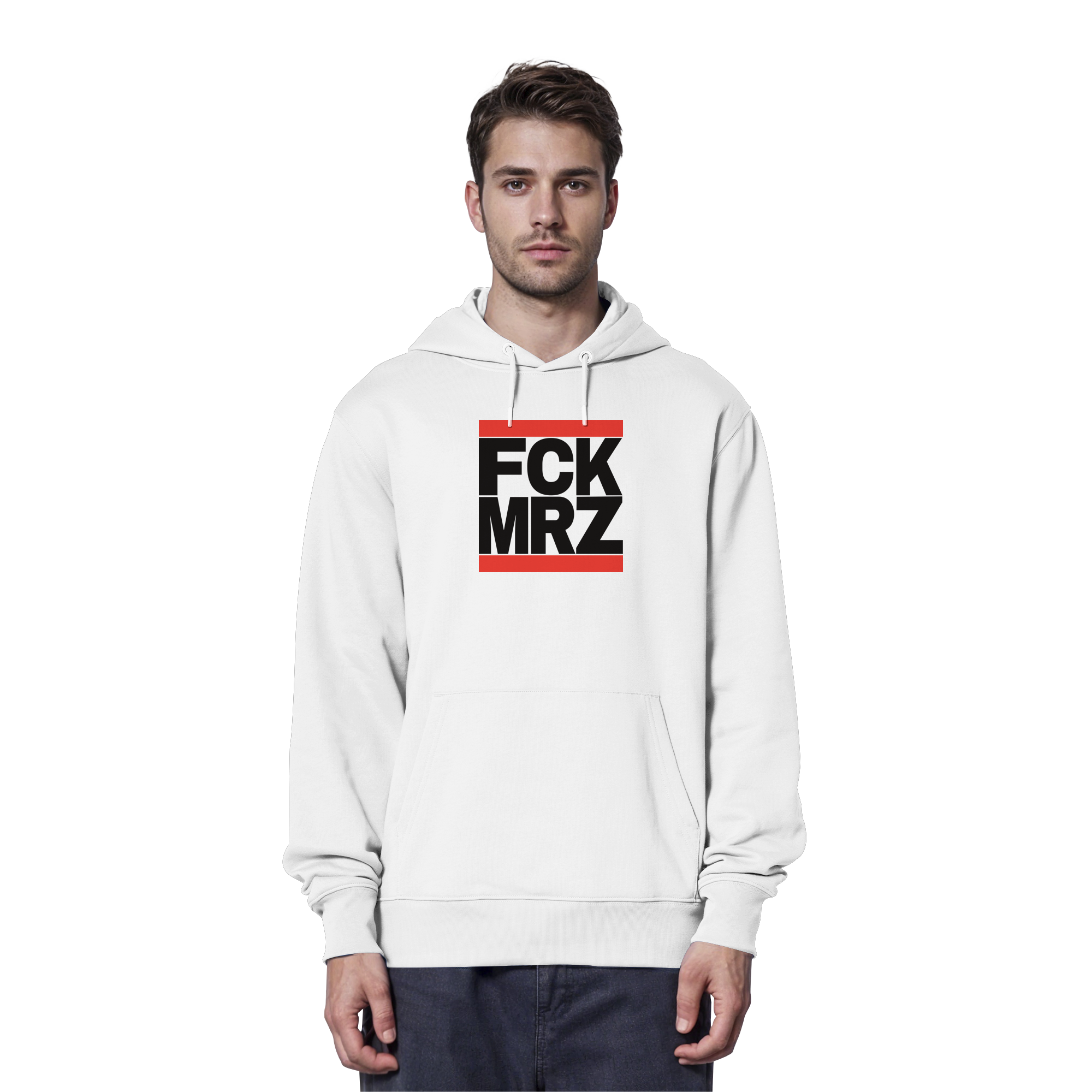 FCK MRZ (schwarze Schrift) - Organic Hoodie