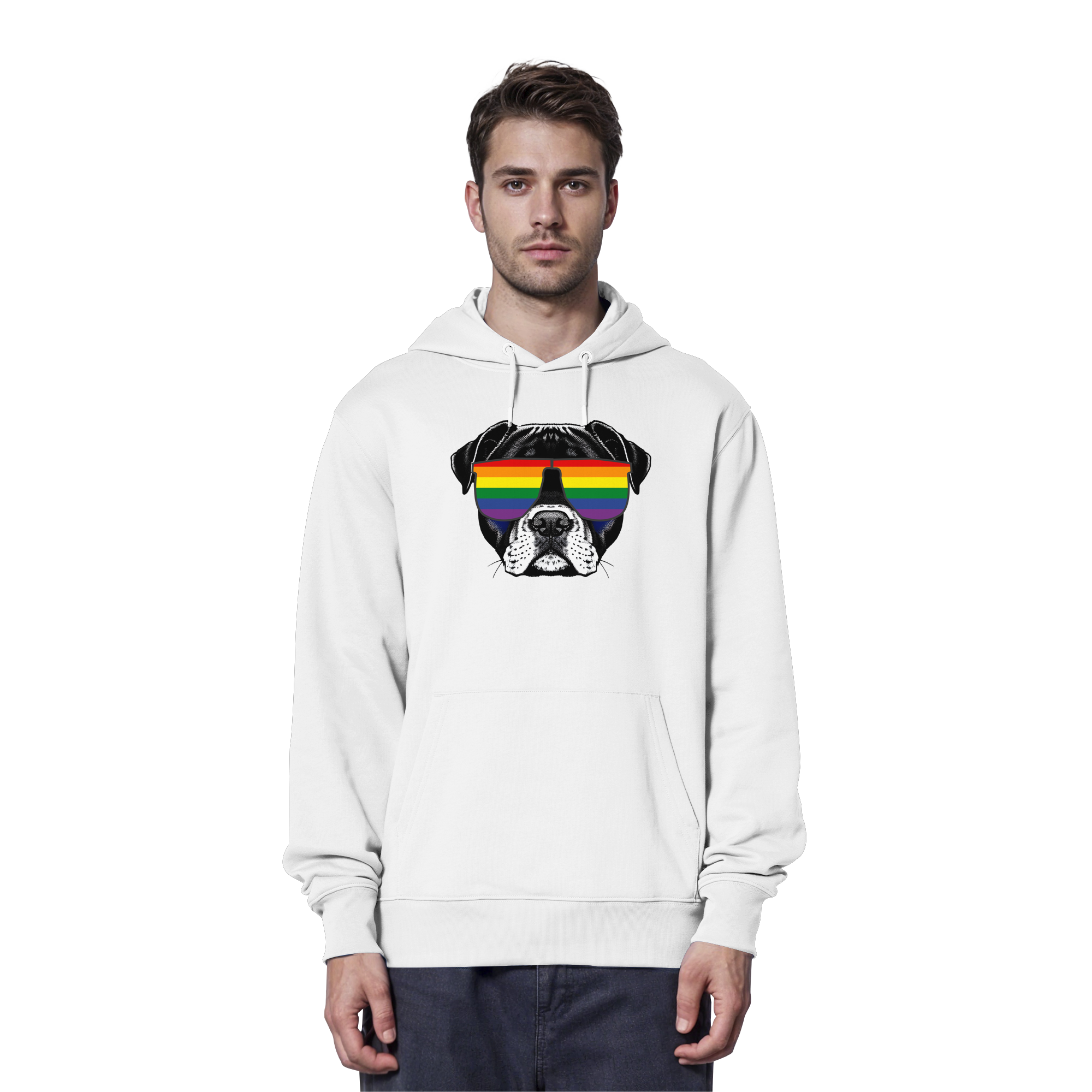 Regenbogen Doggo - Organic Hoodie