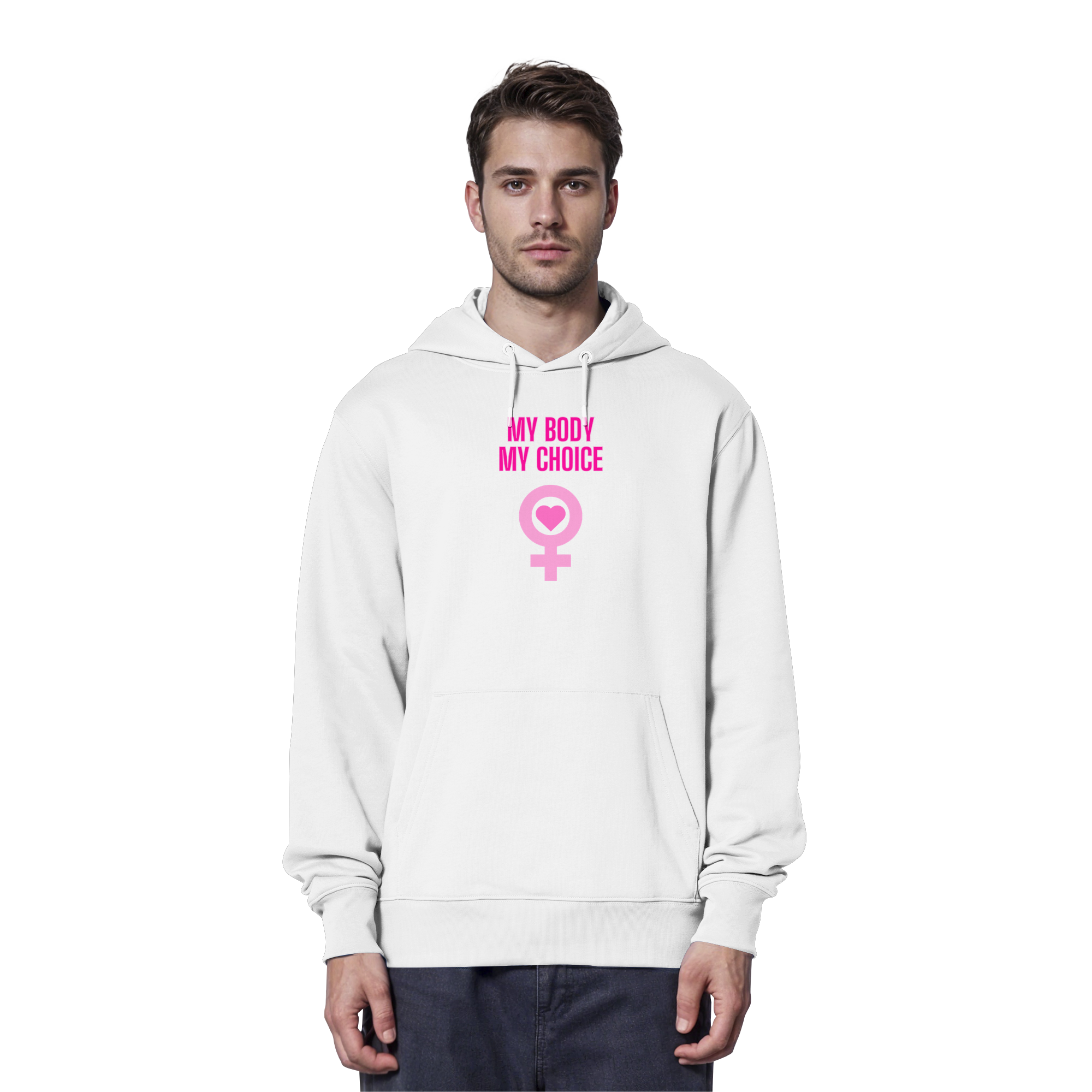 My Body My Choice "Pink Power Edition" - Organic Hoodie