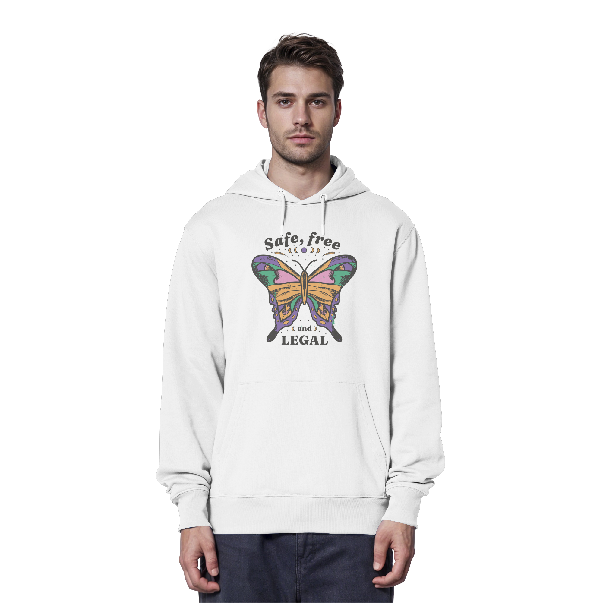 Safe Free Legal "Schmetterling Edition" - Organic Hoodie