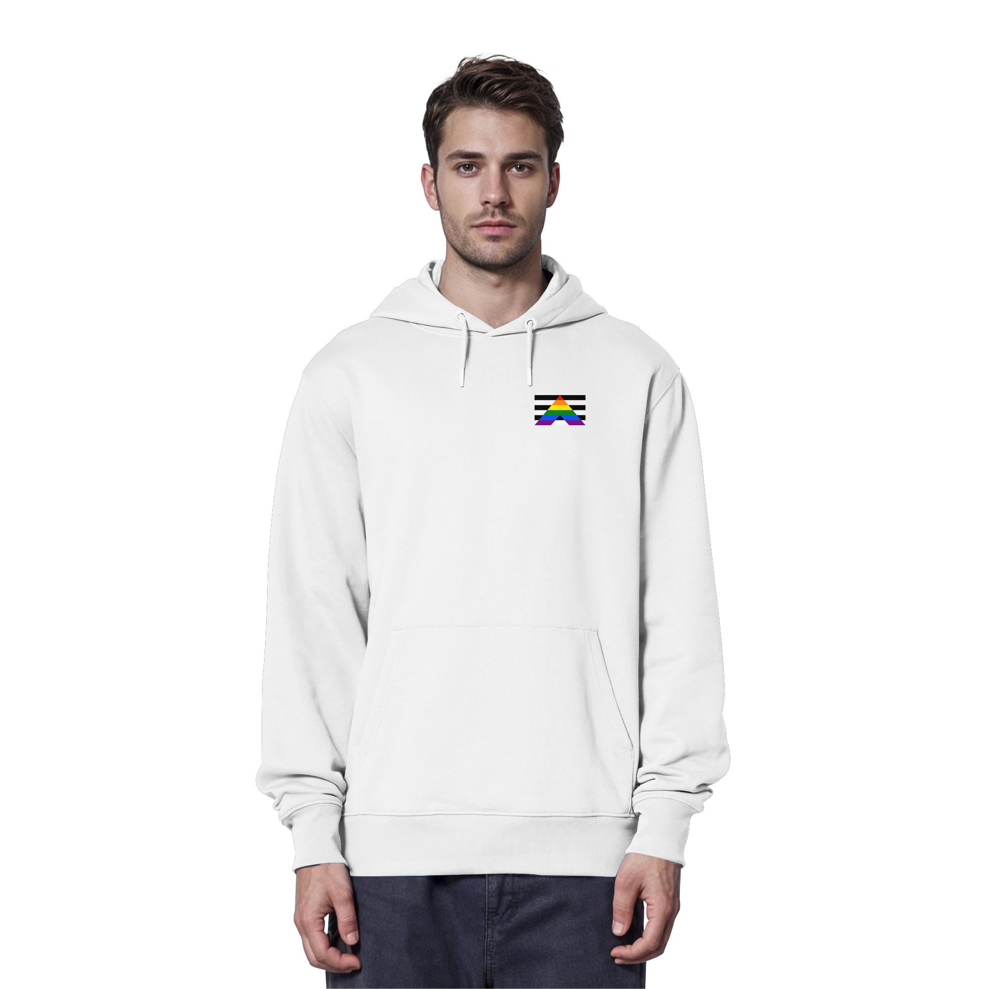 Straight Ally Pride Flag - Organic Hoodie