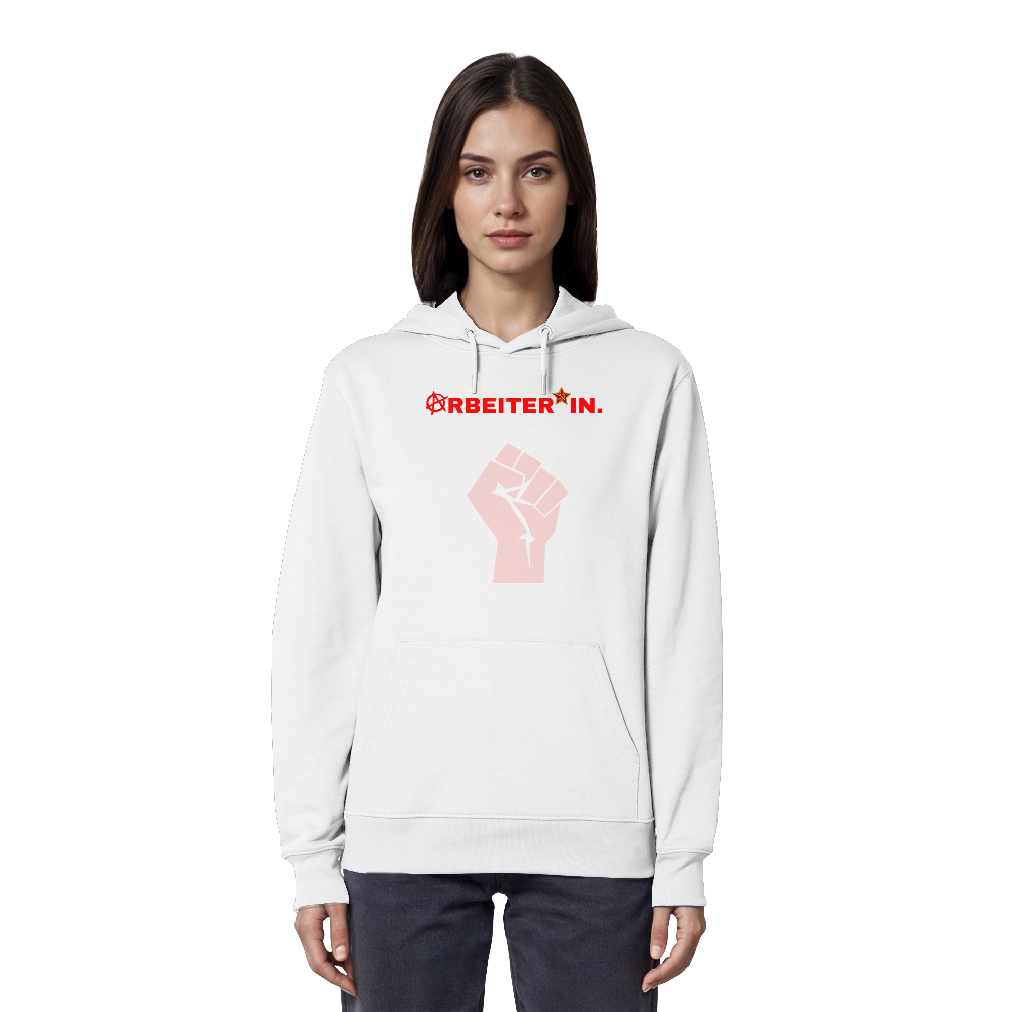 ARBEITER*IN. "Solidarisch und Frei Edition" - Organic Hoodie