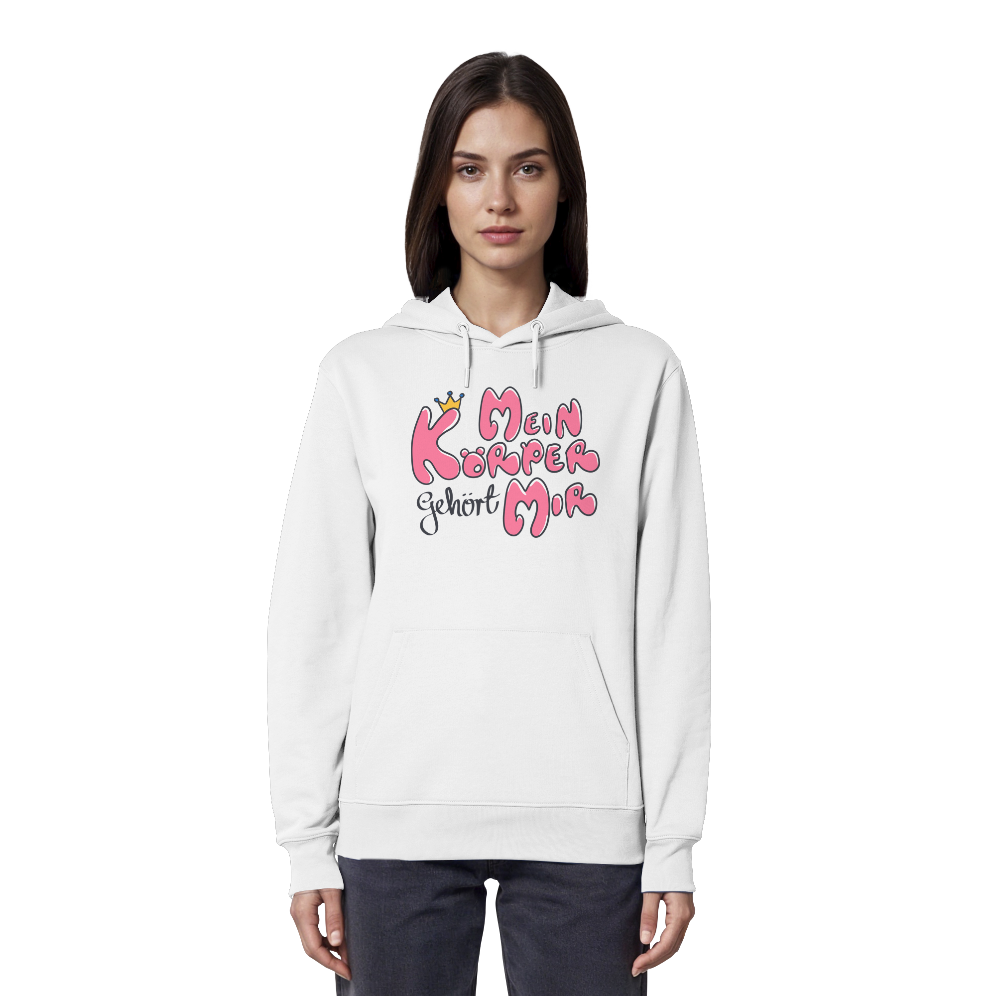 Mein Körper gehört mir "Pinke Edition" - Organic Hoodie